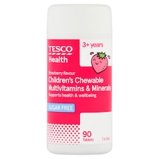 Tesco Health Children's Multivitamin & Mineral Berry Chewable Tablets 90s