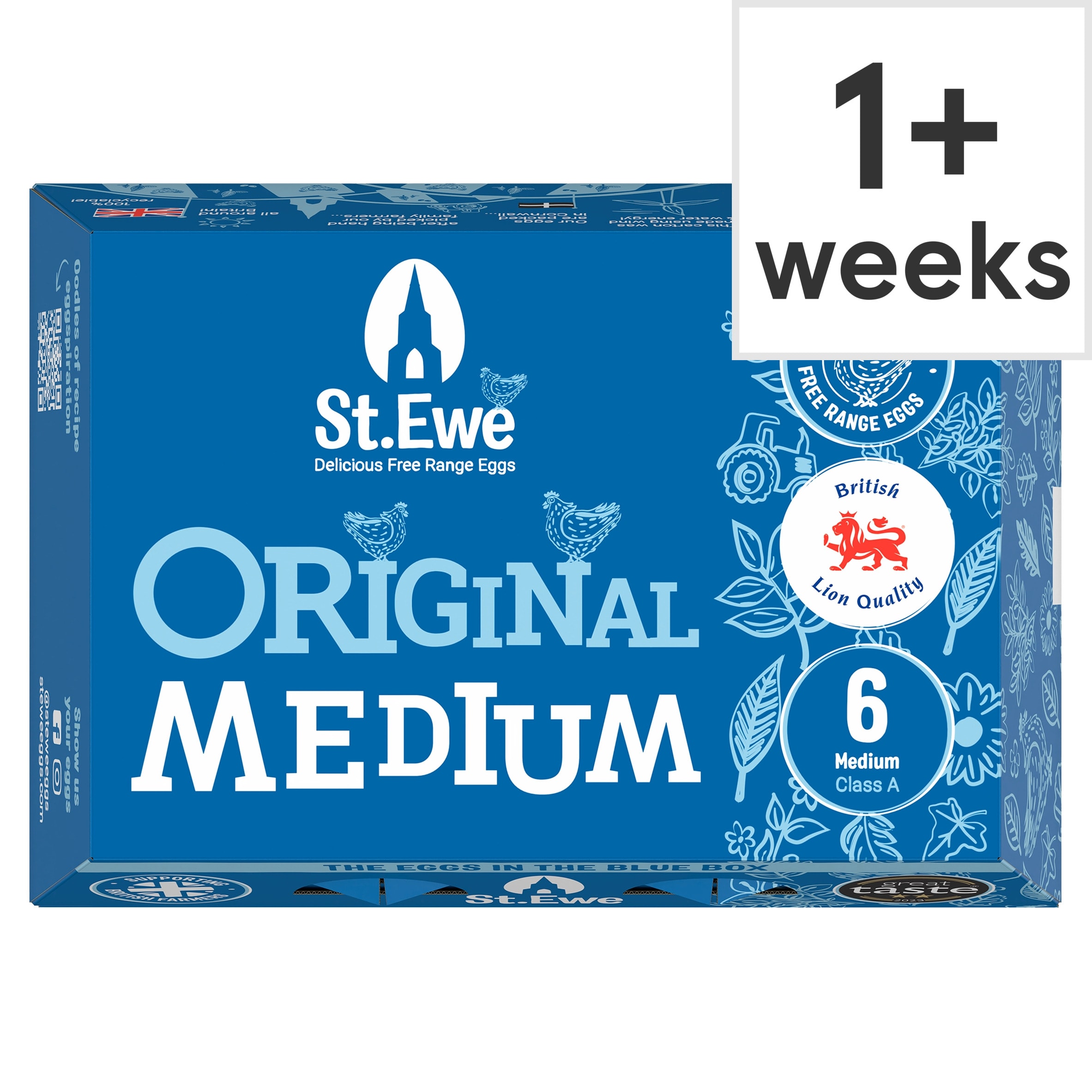 St. Ewe Original Free Range Eggs Medium 6 Pack