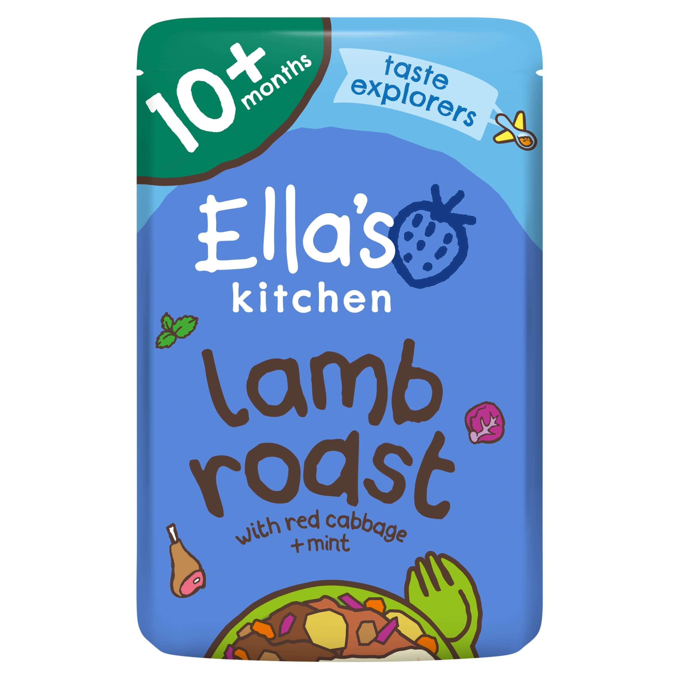 Ella's Kitchen Lamb Roast Dinner Baby Food Pouch 10+ Months