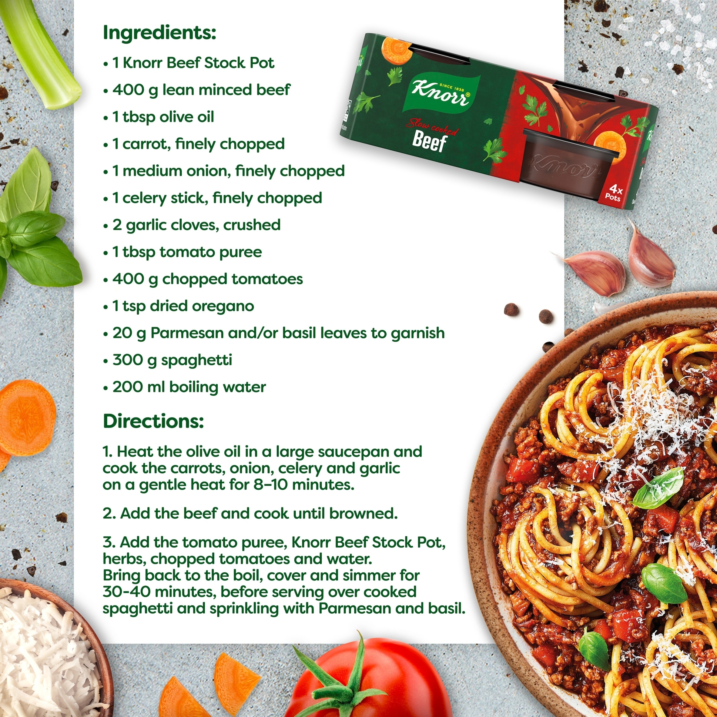 Knorr Rich Beef Stock Pot 4 x 28g thumbnail 3