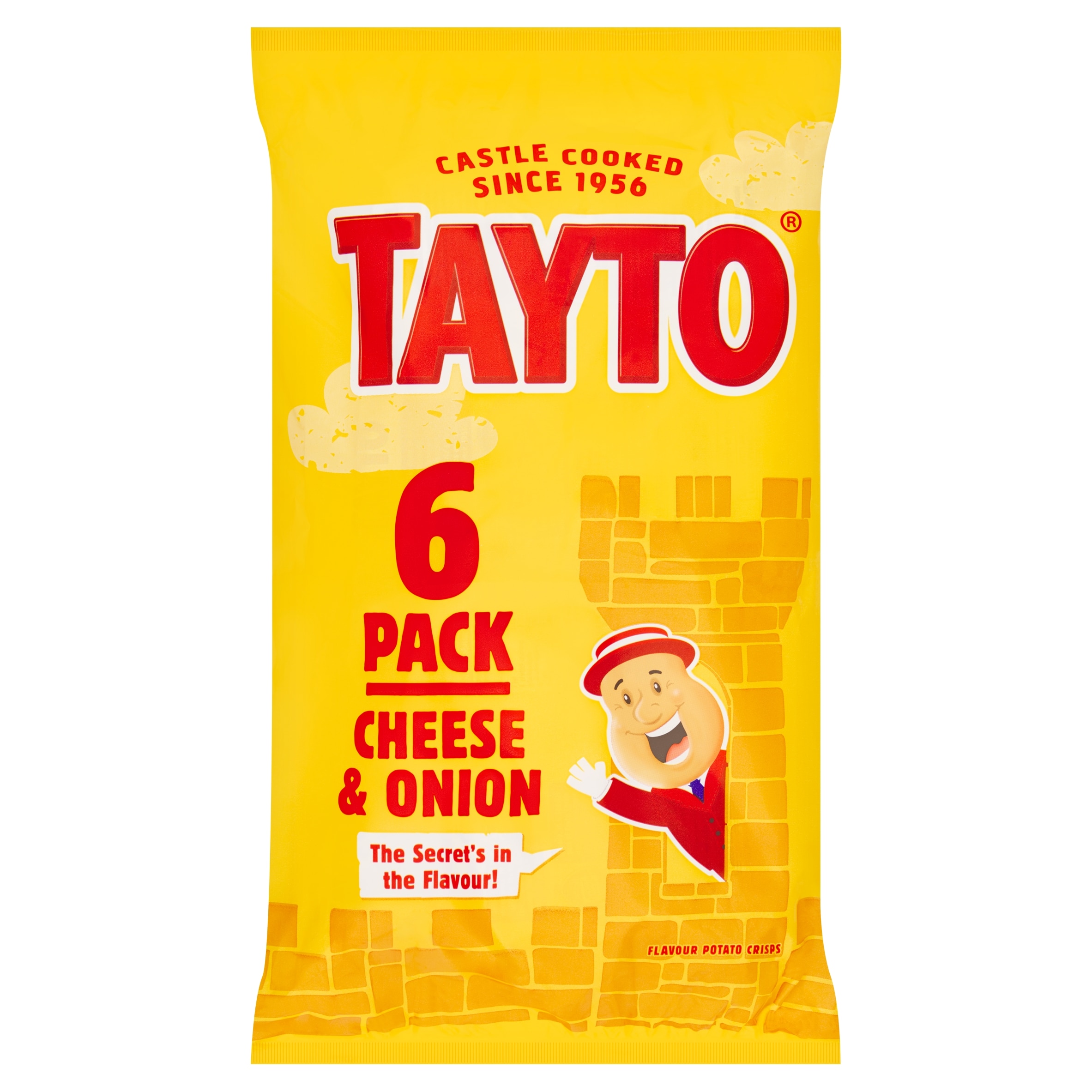 Tayto Cheese & Onion Potato Crisps 6 X 25G