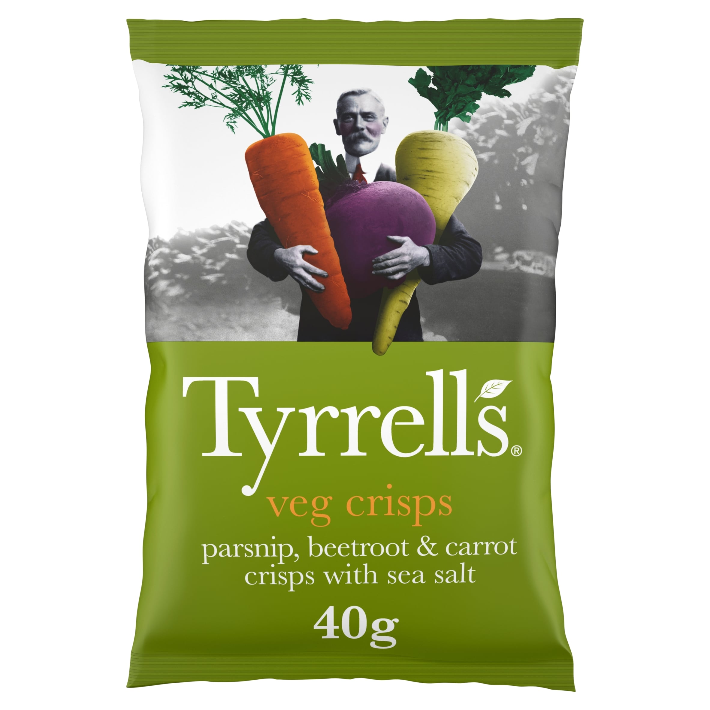 Tyrrells Mixed Root Vegetable Crisps 40G