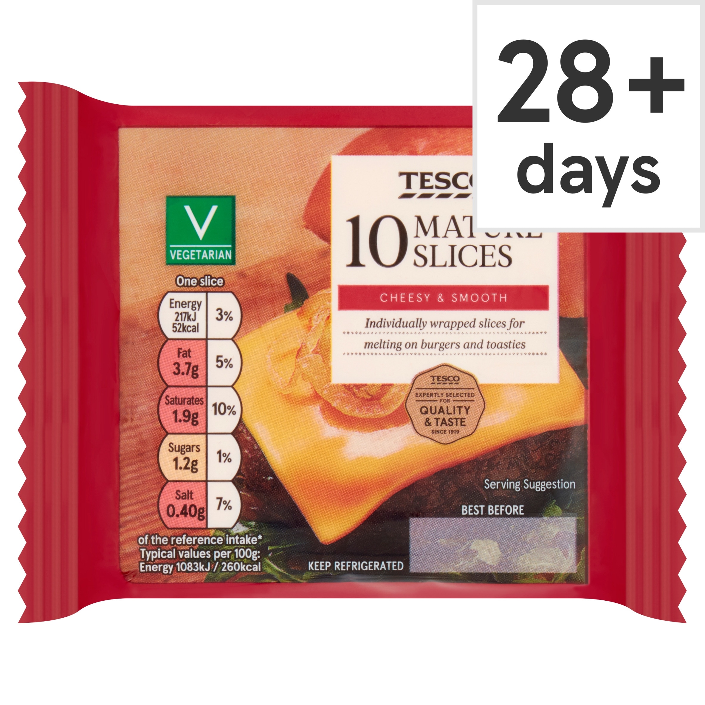 Tesco 10 Mature Slices 200G