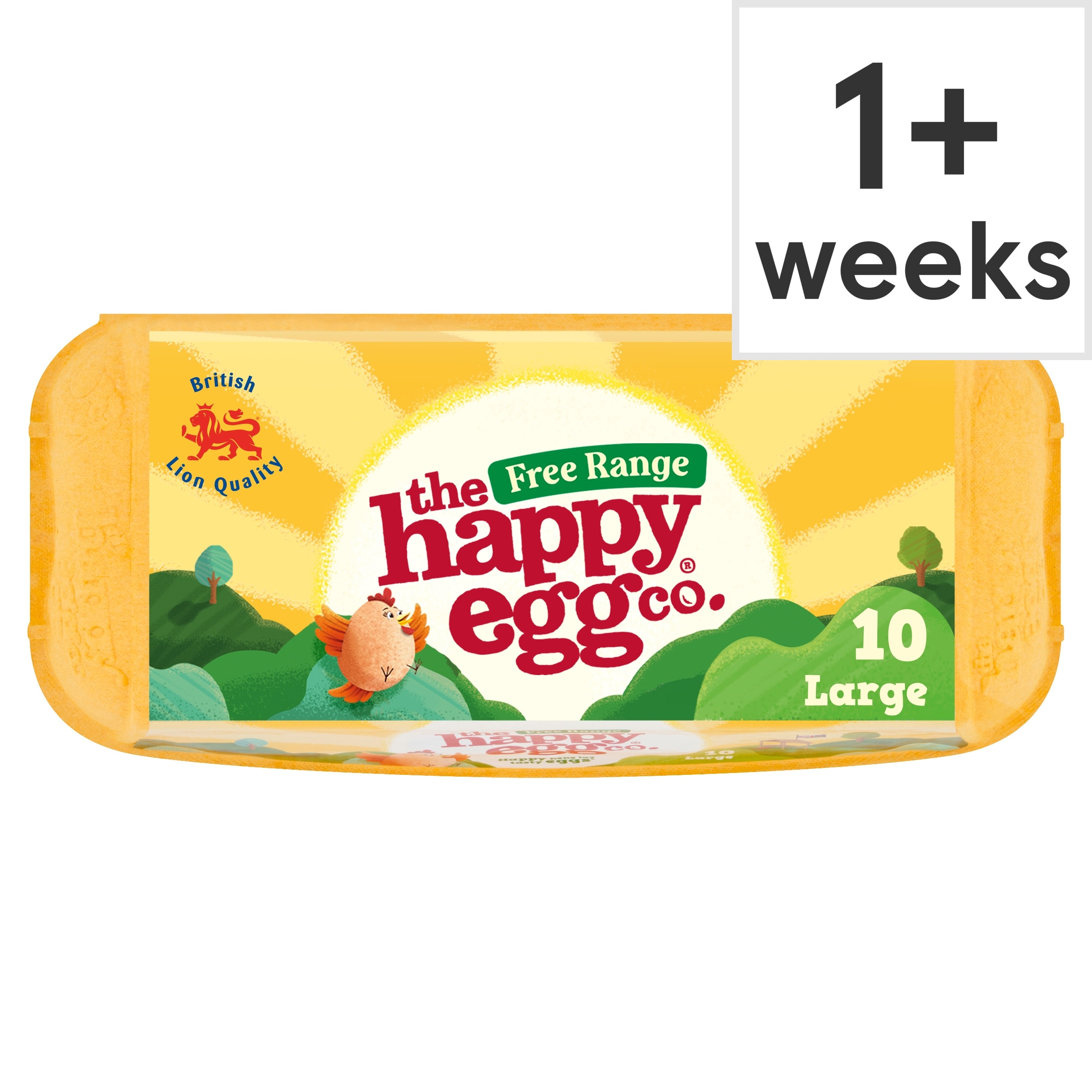 Happy Egg Free Range Eggs Large 10 Pack