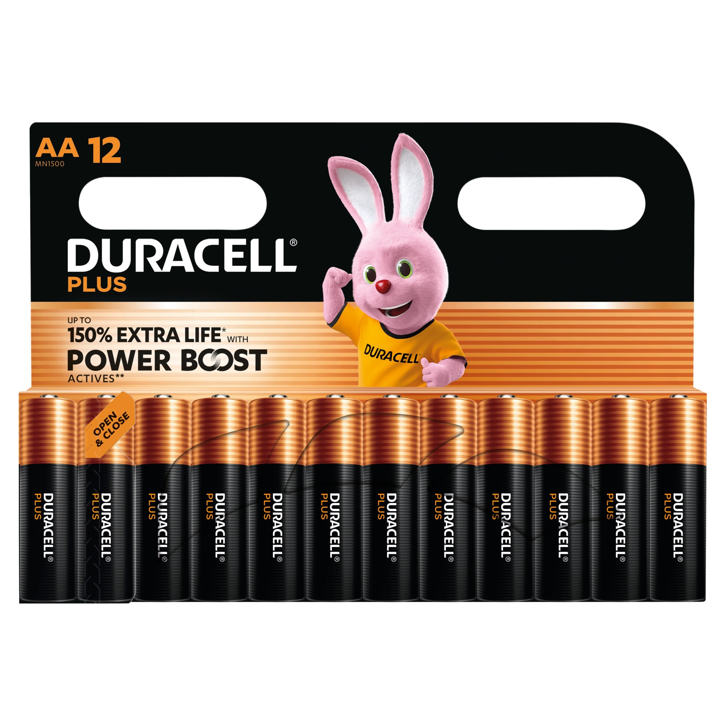Duracell Plus AA Batteries 12 Pack