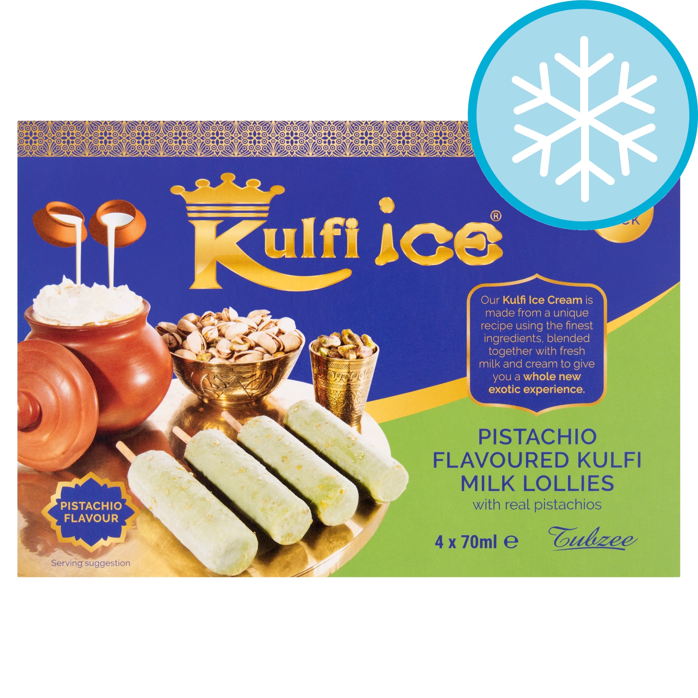 Kulfi Ice Pistachio Kulfi Ice Cream 4S 280Ml