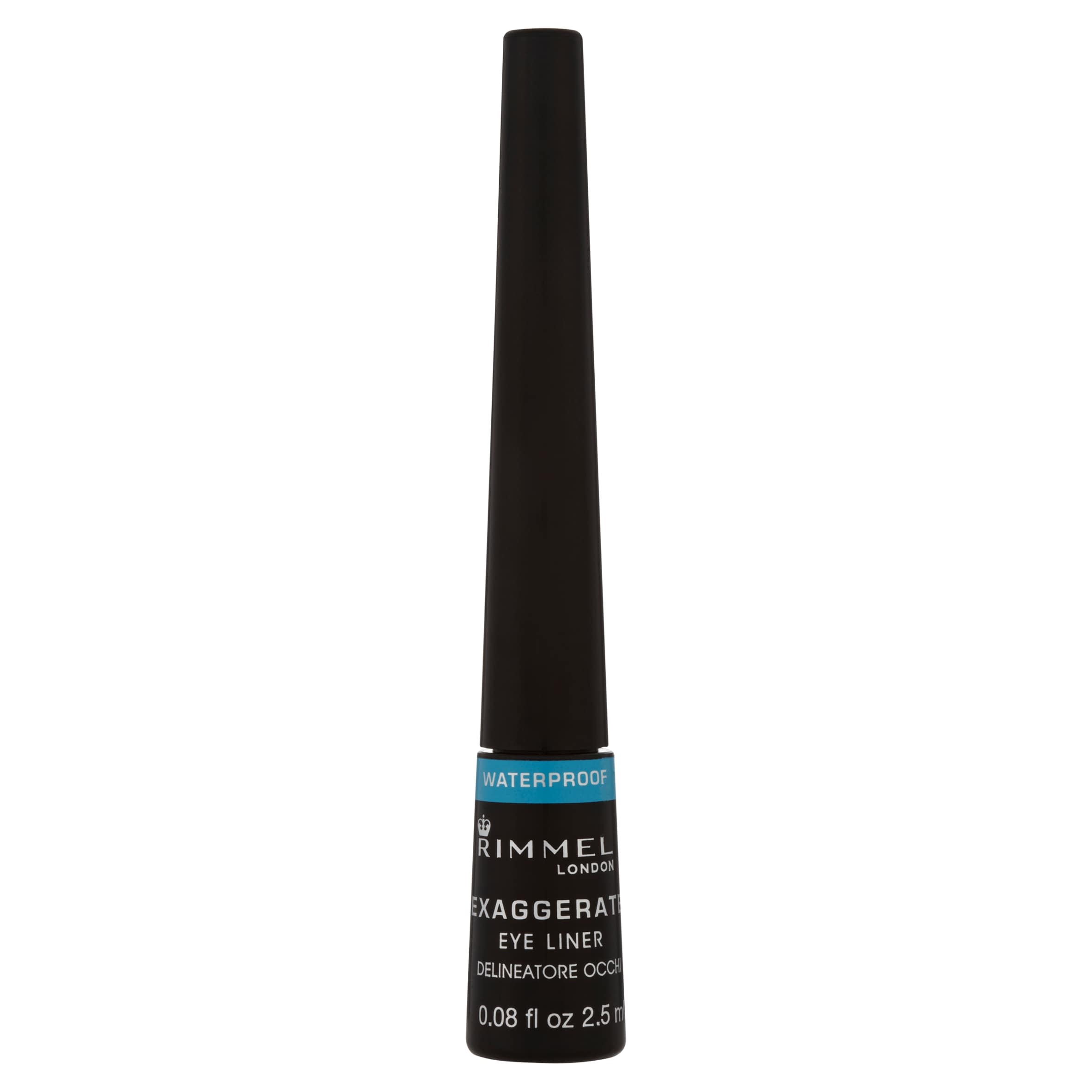 Rimmel Waterproof Liquid Eyeliner Black 2.5Ml