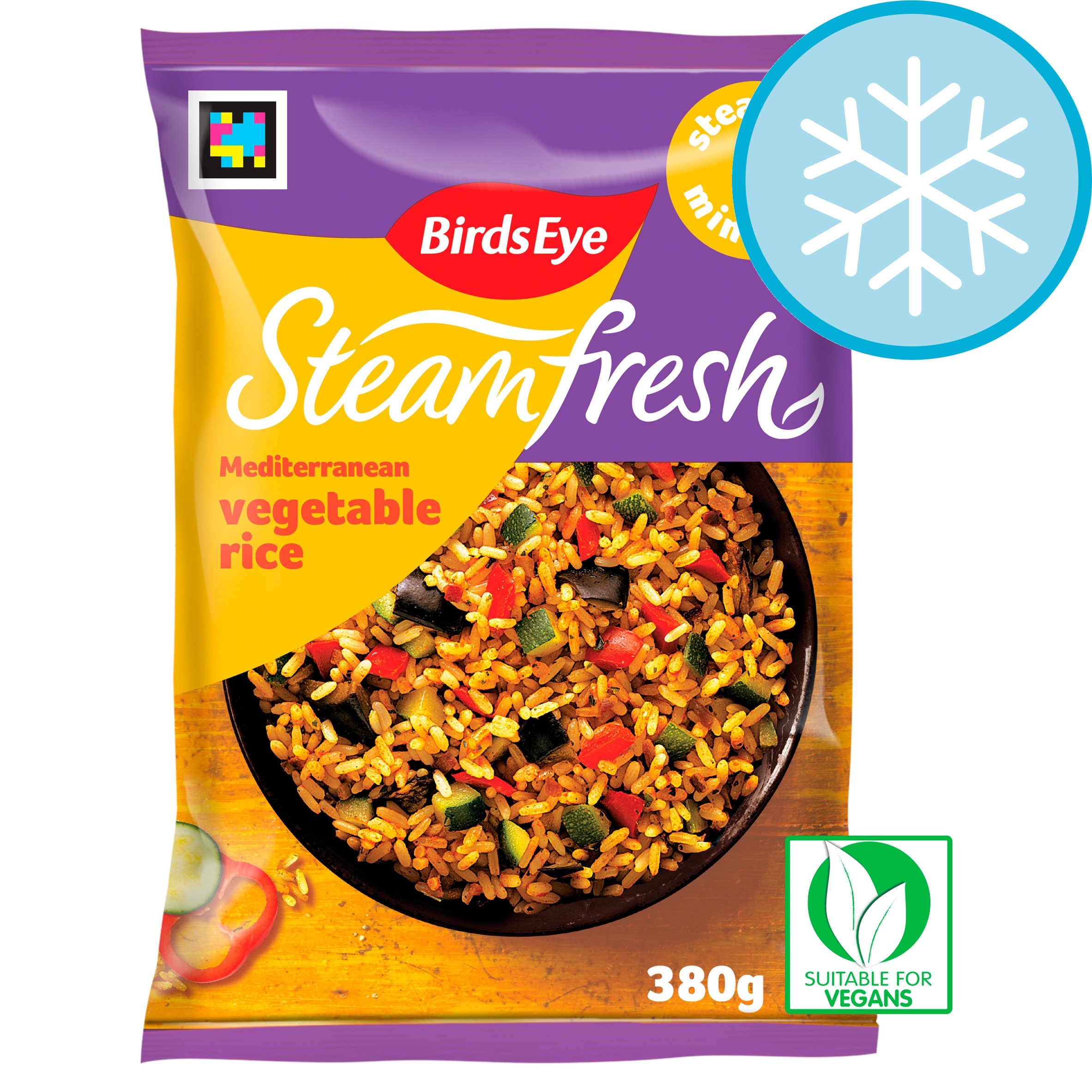 Birds Eye Steamfresh 2 Mediterranean Vegetable Rice Steam Bags