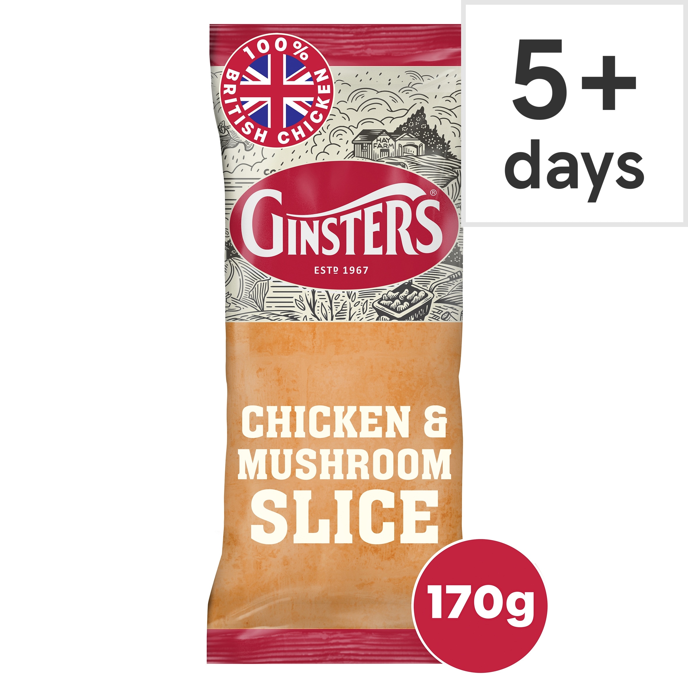 Ginsters Chicken & Mushroom Slice