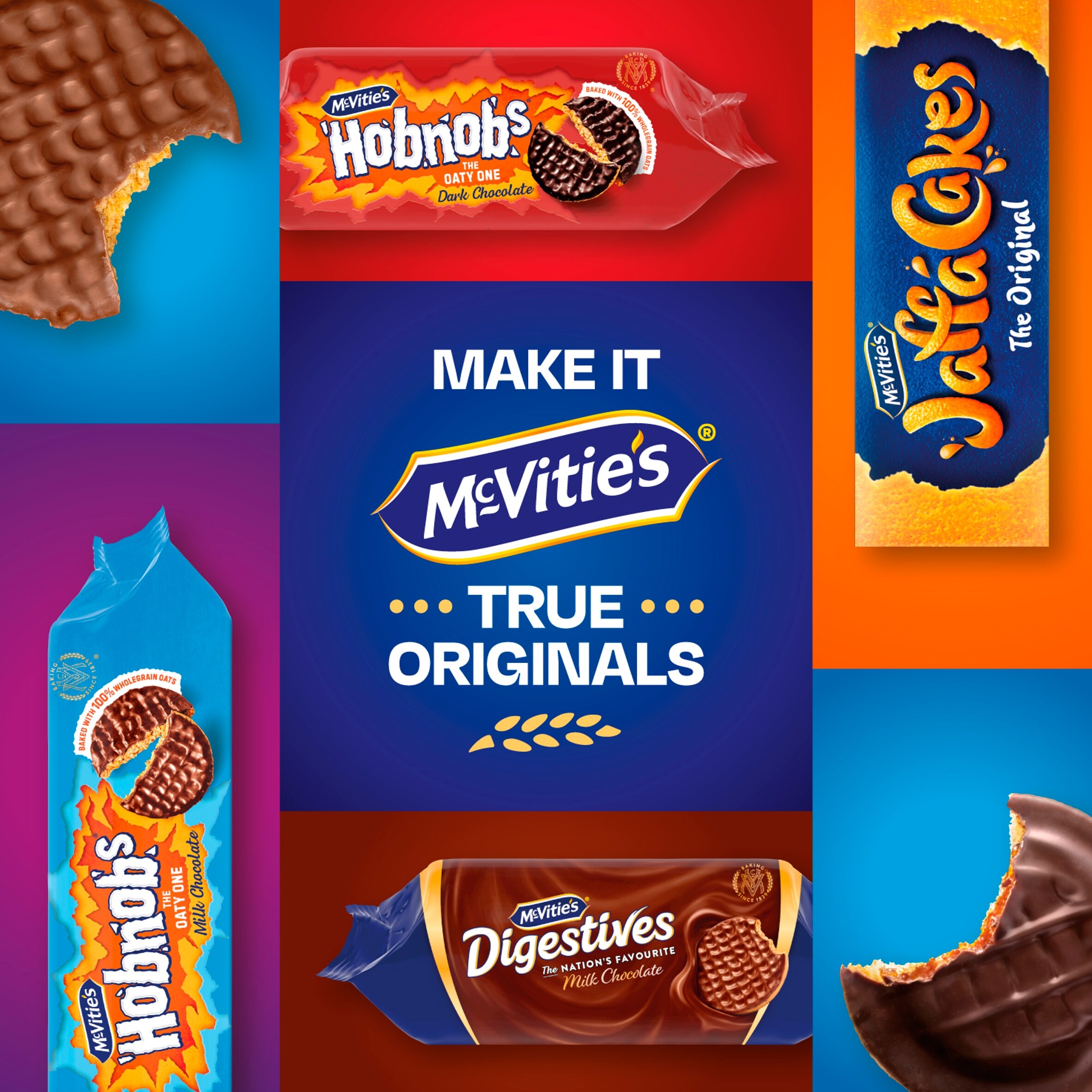 McVitie's Hobnobs Dark Chocolate Biscuits The Oaty One 262g thumbnail 4
