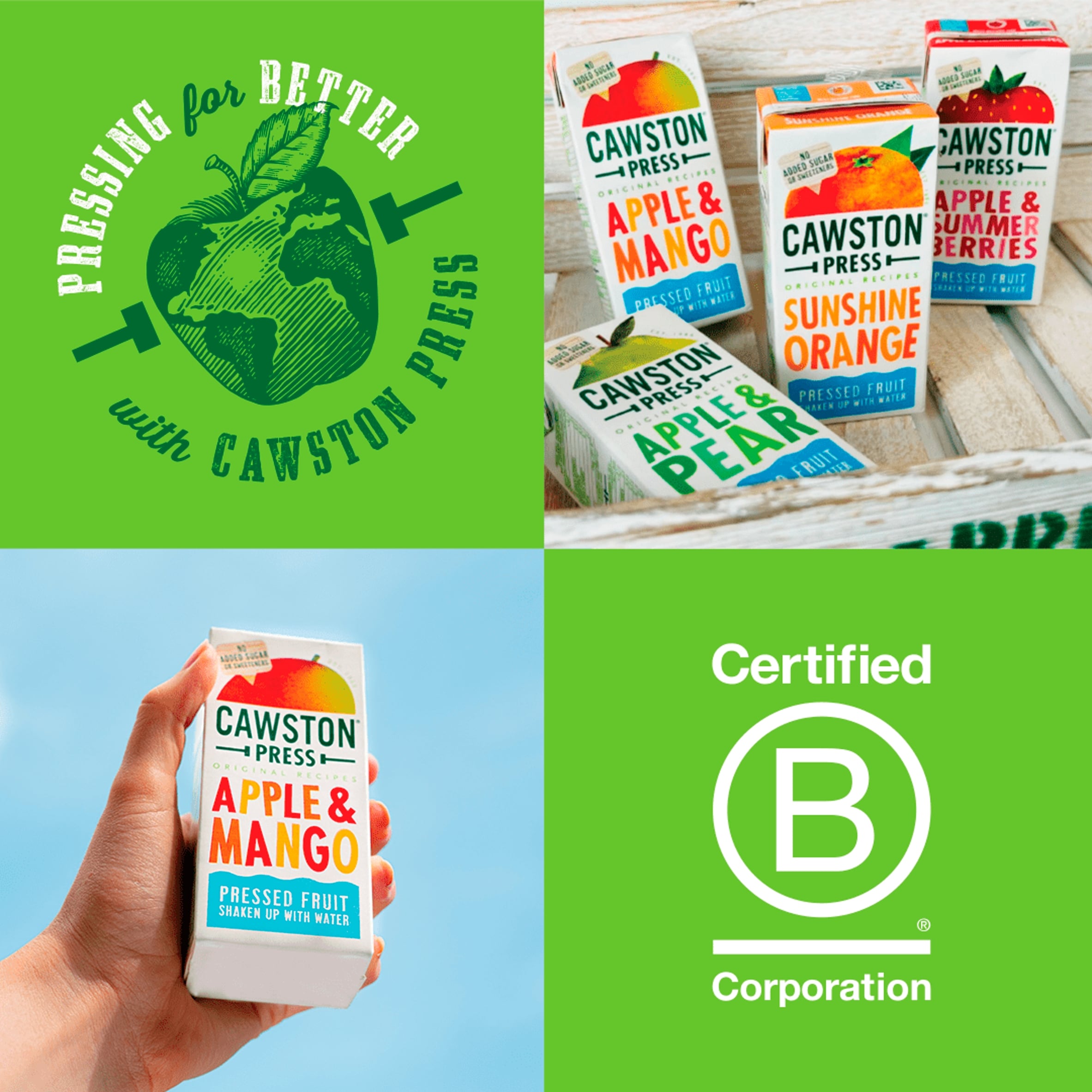 Cawston Press Kids Apple & Mango 3X200ml thumbnail 3