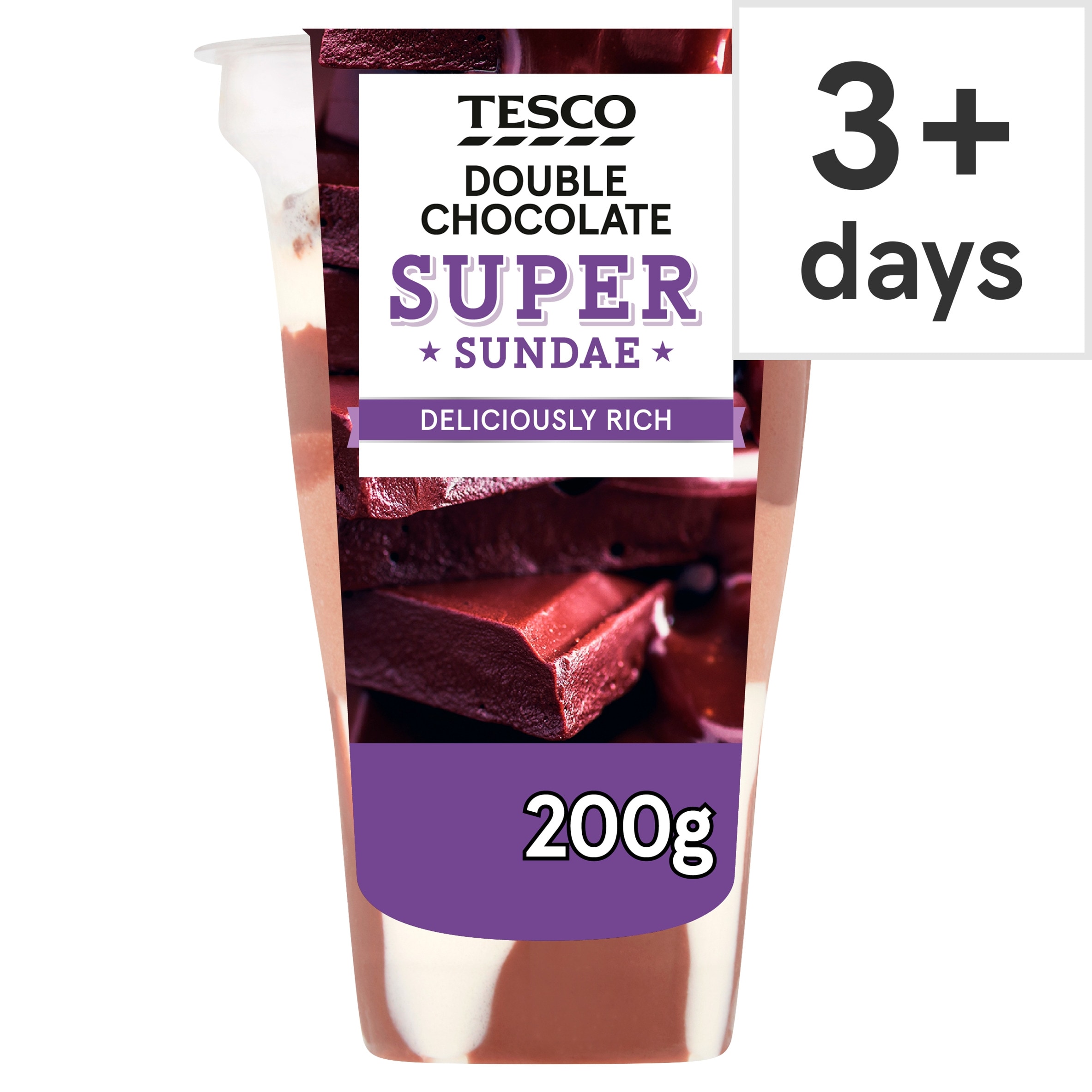Tesco Double Chocolate Sundae Dessert 200G