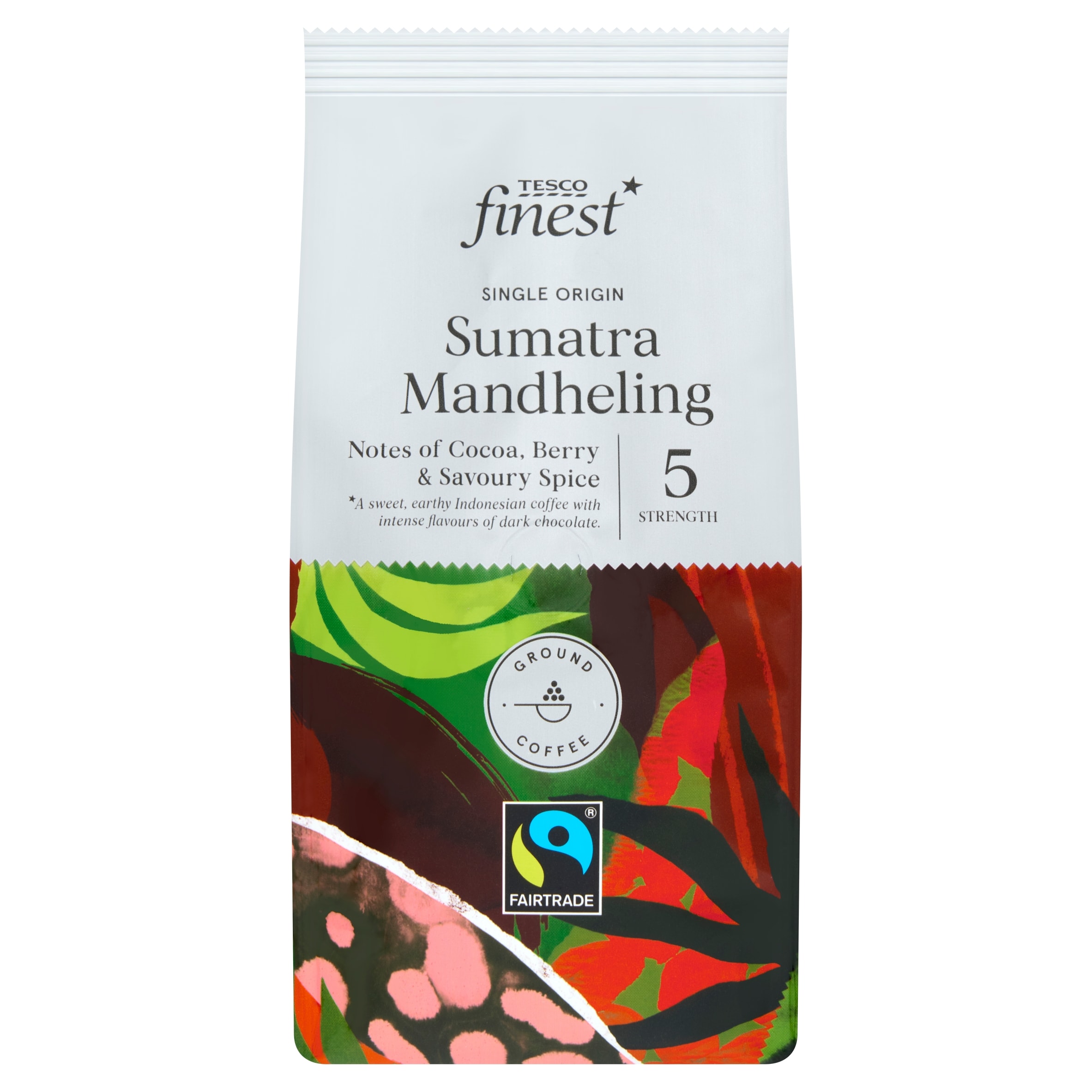 Tesco Finest Roast & Ground Coffee Sumatra Mandheling 227G