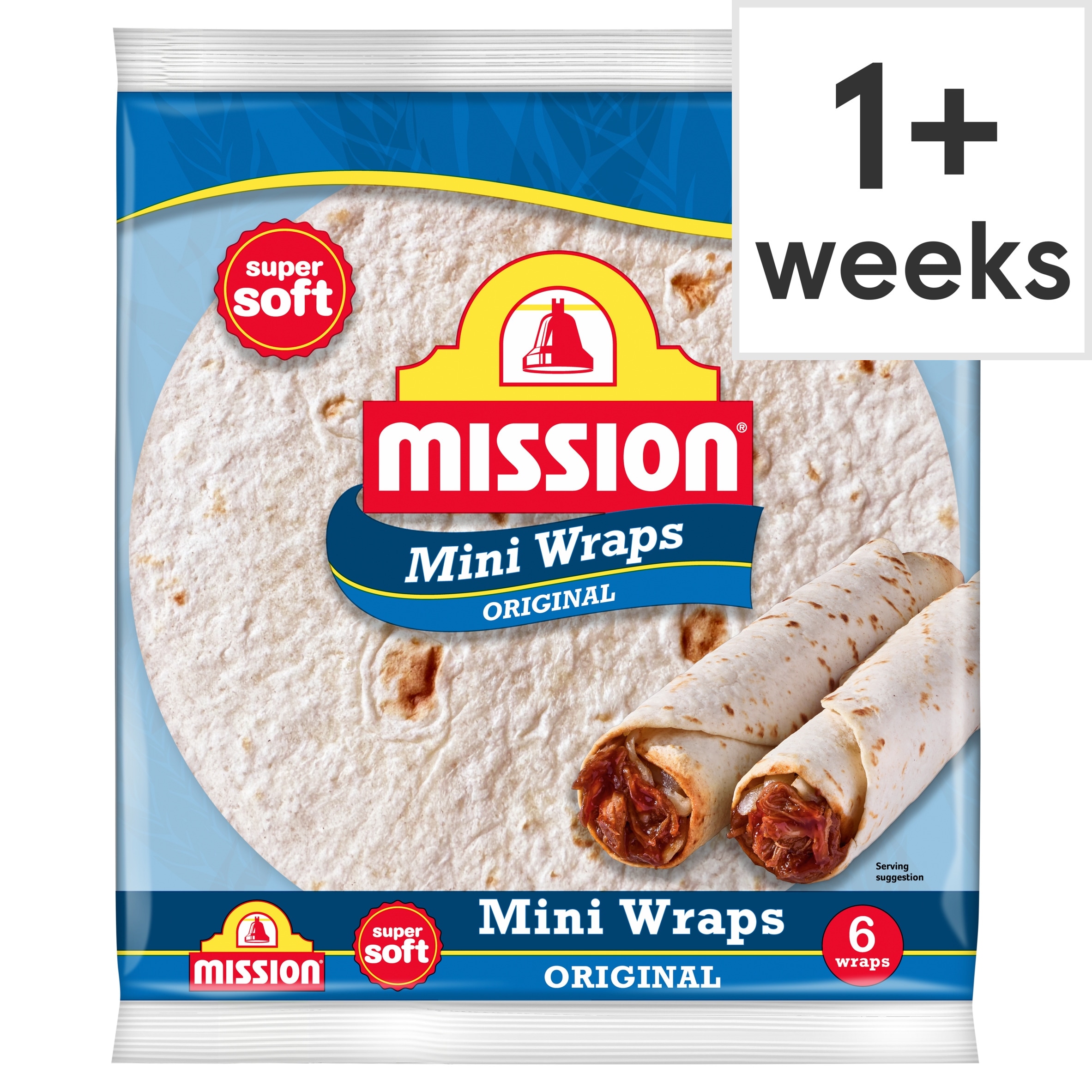 Mission Mini Original Tortilla Wraps 6 Pack