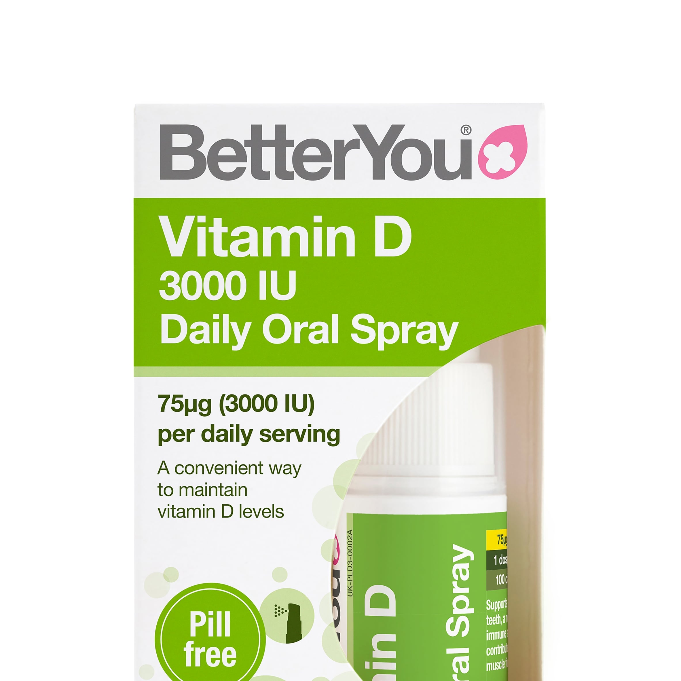 BetterYou DLux3000 Vitamin D Oral Spray - 15ml