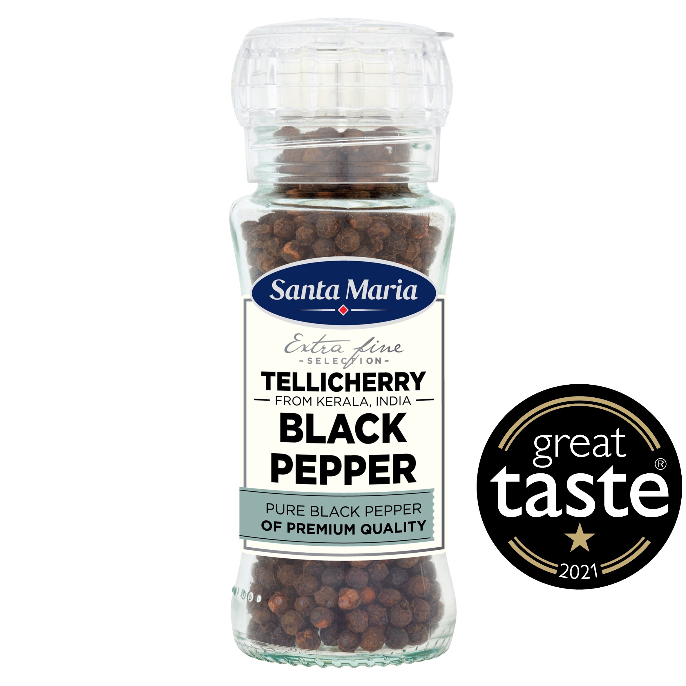 Santa Maria Tellicherry Black Pepper Grinder 70G thumbnail 2