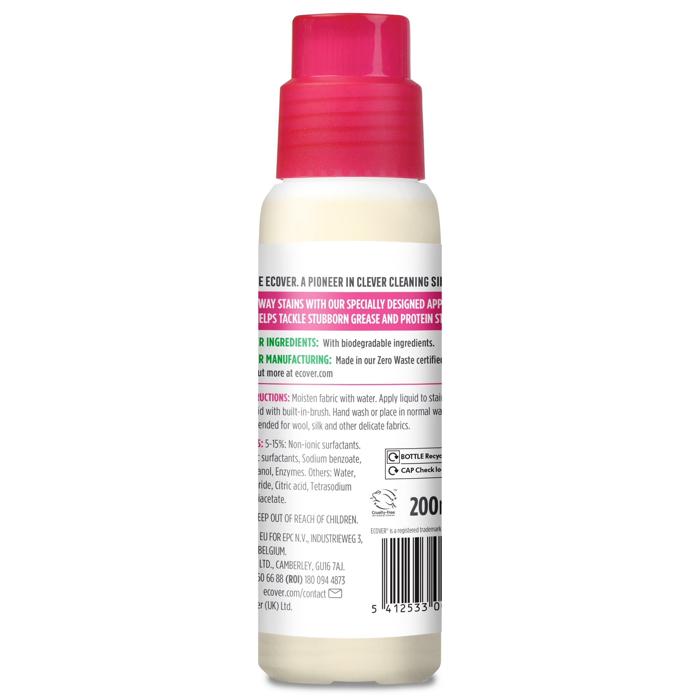 Ecover Stain Remover 200ml thumbnail 2