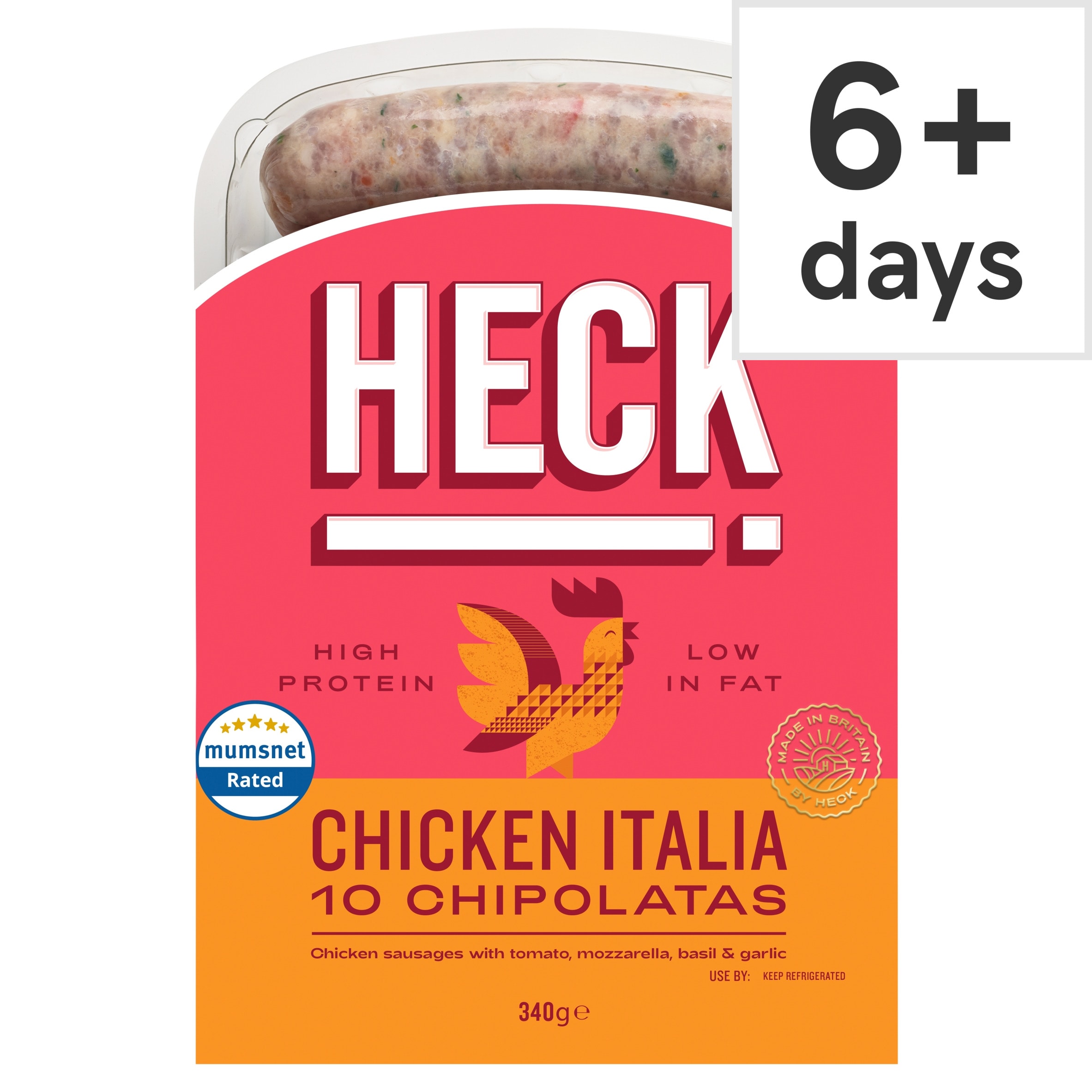 Heck Chicken 10 Italia Sausages 340G