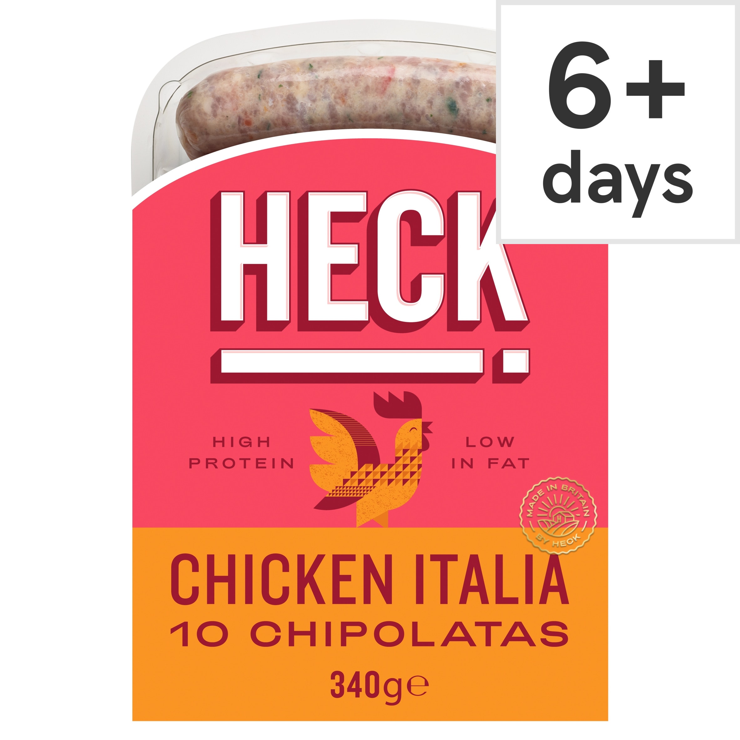 HECK Low Fat 10 Chicken Italia Chipolatas