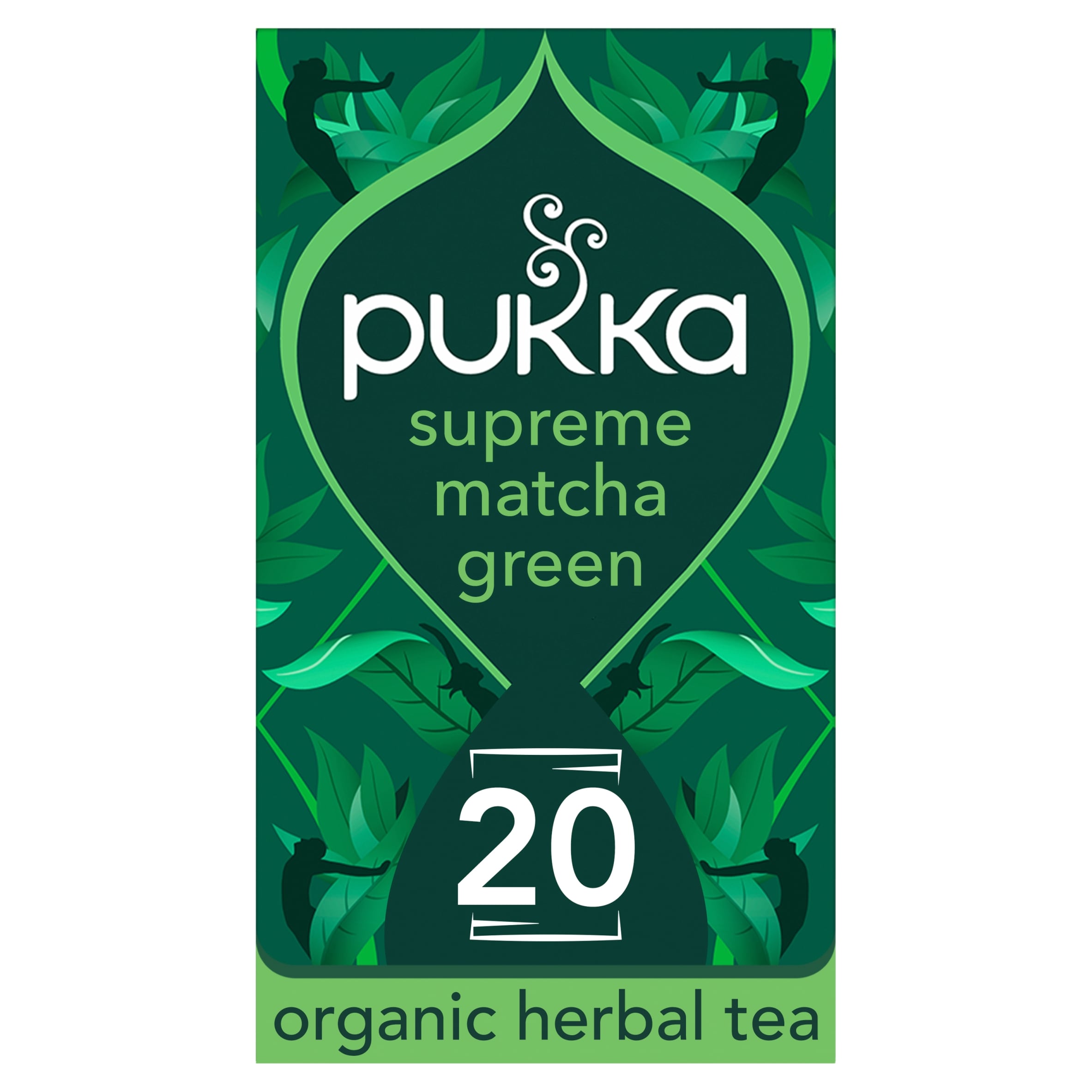 Pukka Organic Supreme Matcha Green Herbal Tea x20 Compostable Green TeaBags