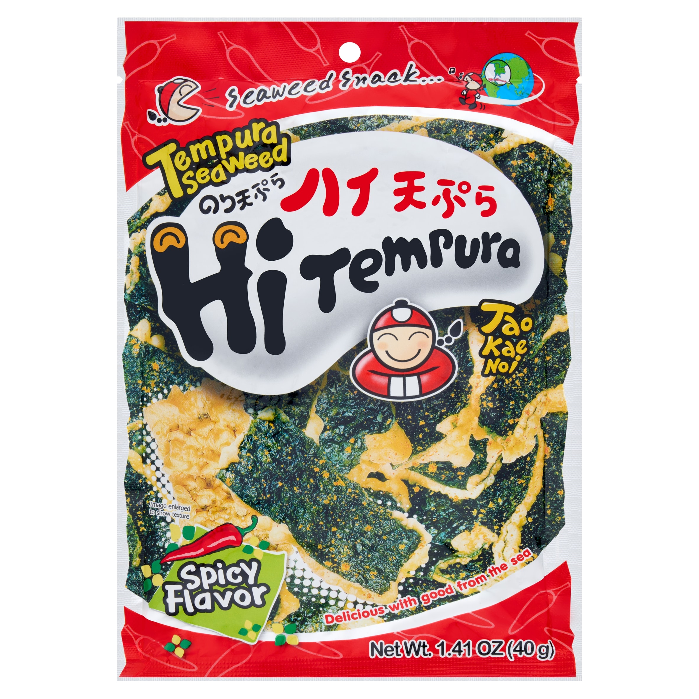 Tao Kae Noi Tempura Seaweed Spicy Flavoured 40G
