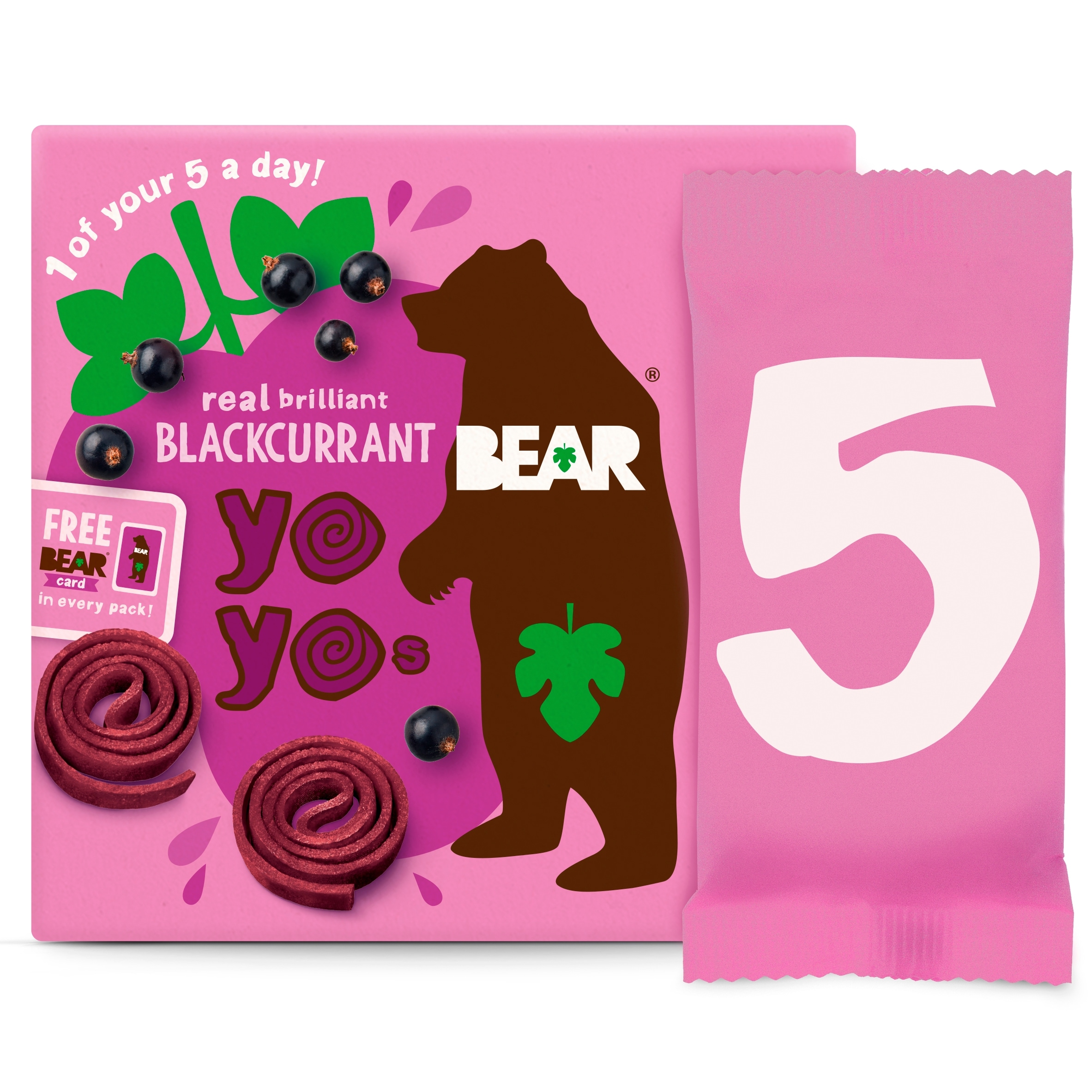 BEAR Fruit Yoyos Blackcurrant Multipack