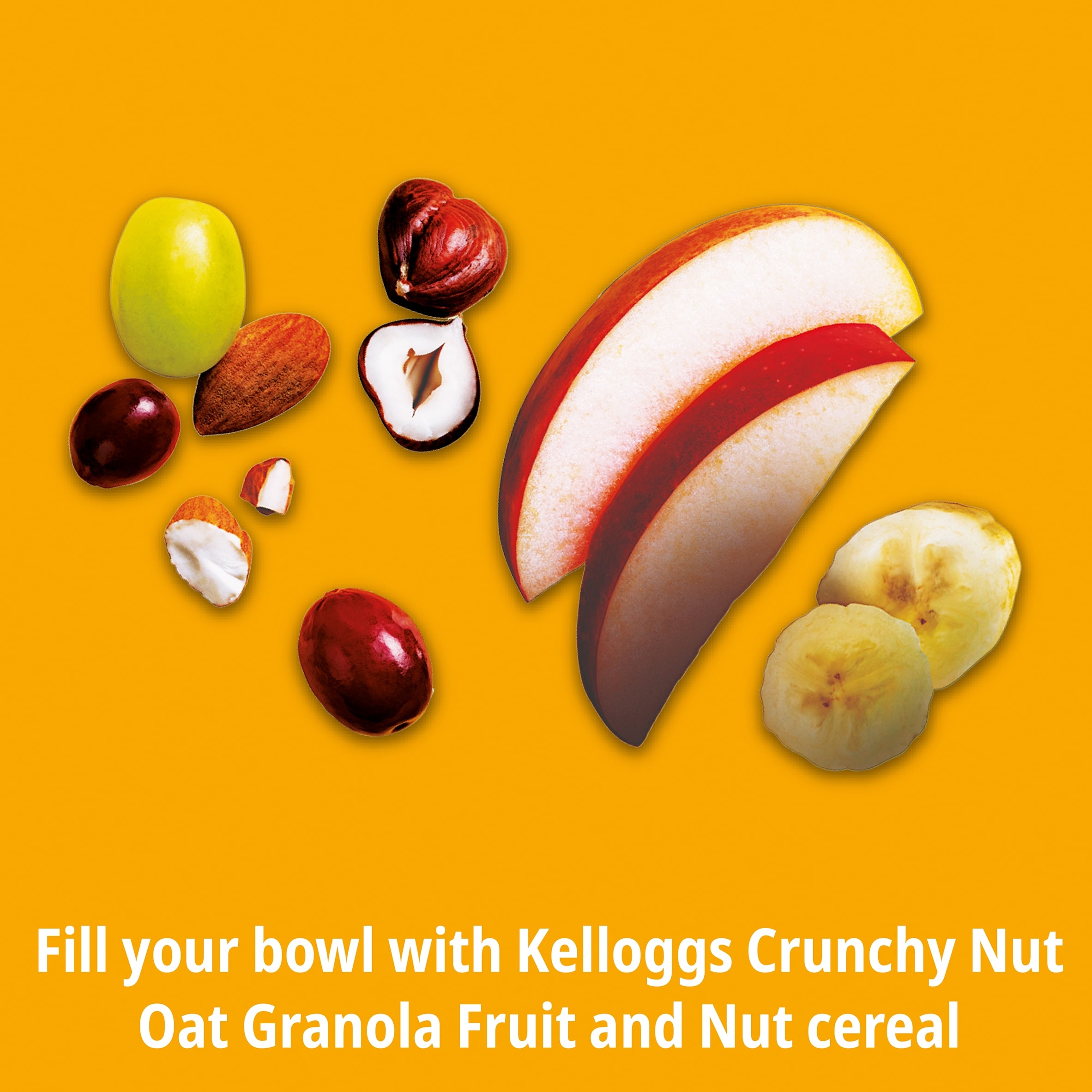 Kellogg's Crunchy Nut Fruit & Nut Breakfast Granola 380g thumbnail 2