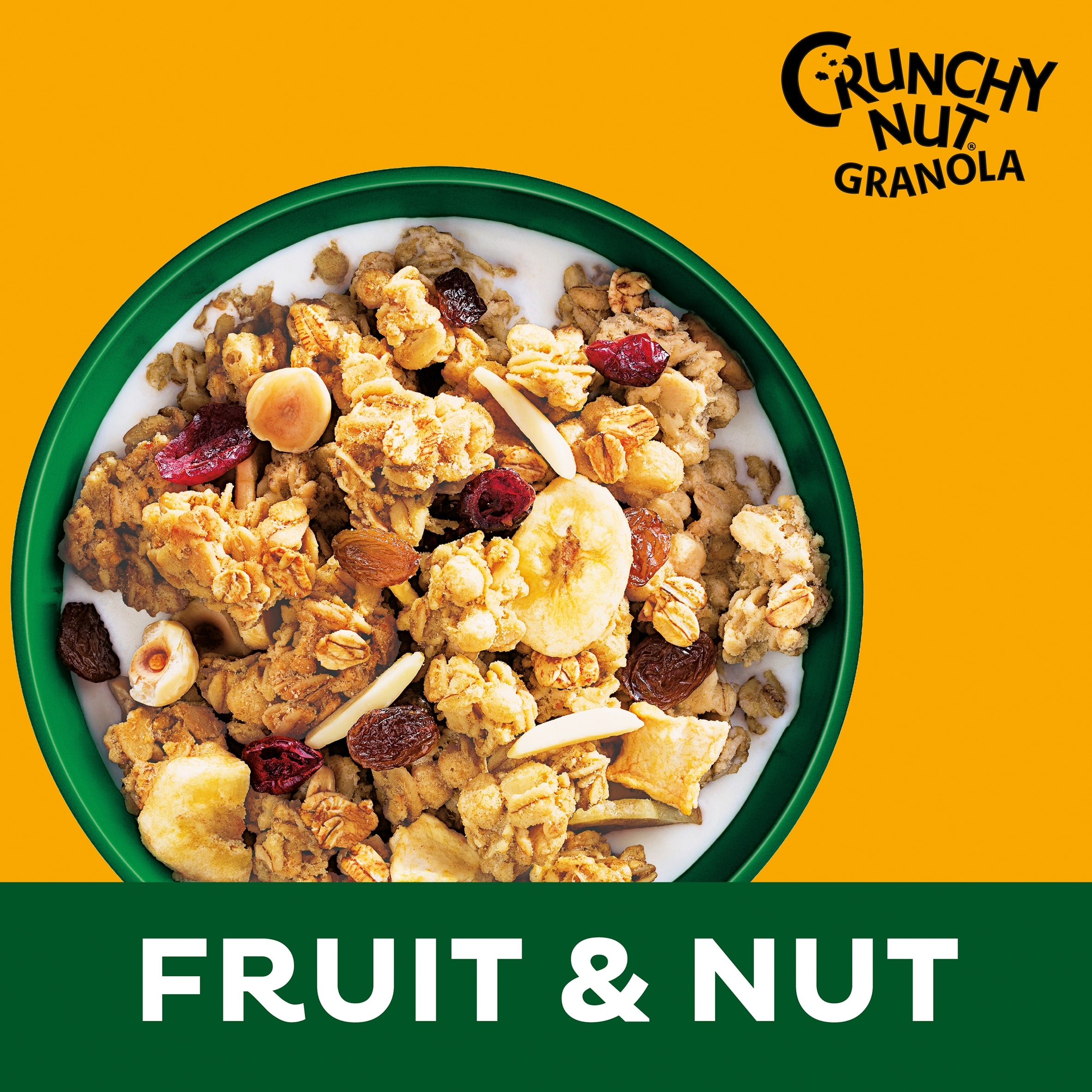 Kellogg's Crunchy Nut Fruit & Nut Breakfast Granola 380g thumbnail 3