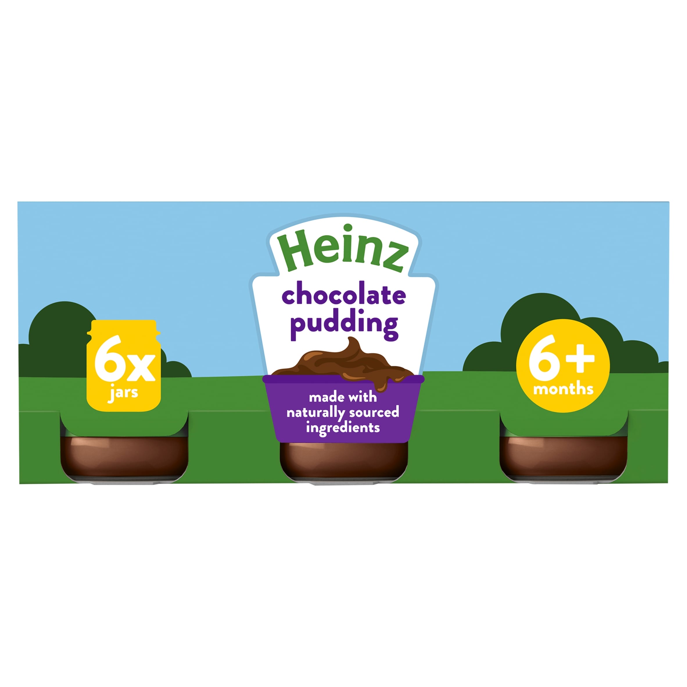 Heinz By Nature Chocolate Pudding Baby Food Jar 6+ Months
