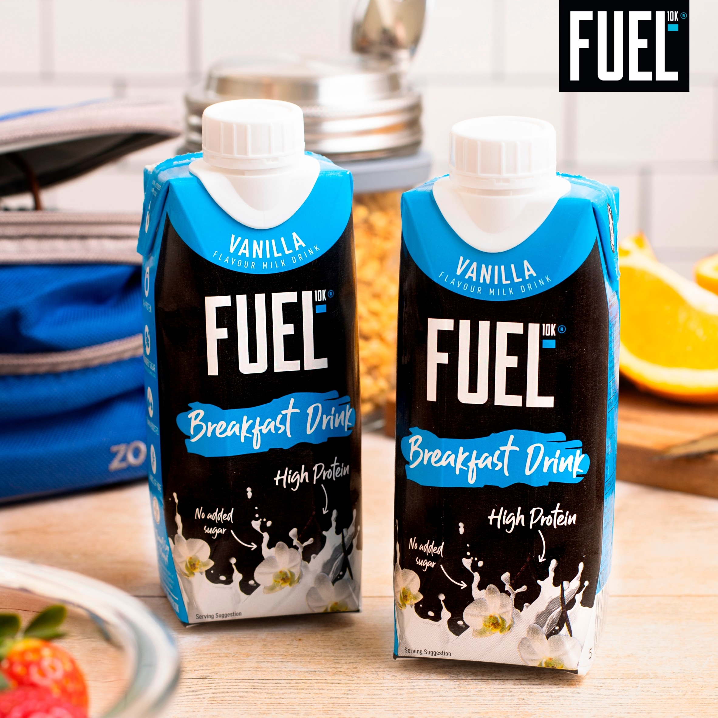 FUEL10K Vanilla High Protein Milk Breakfast Drink 330ml thumbnail 4