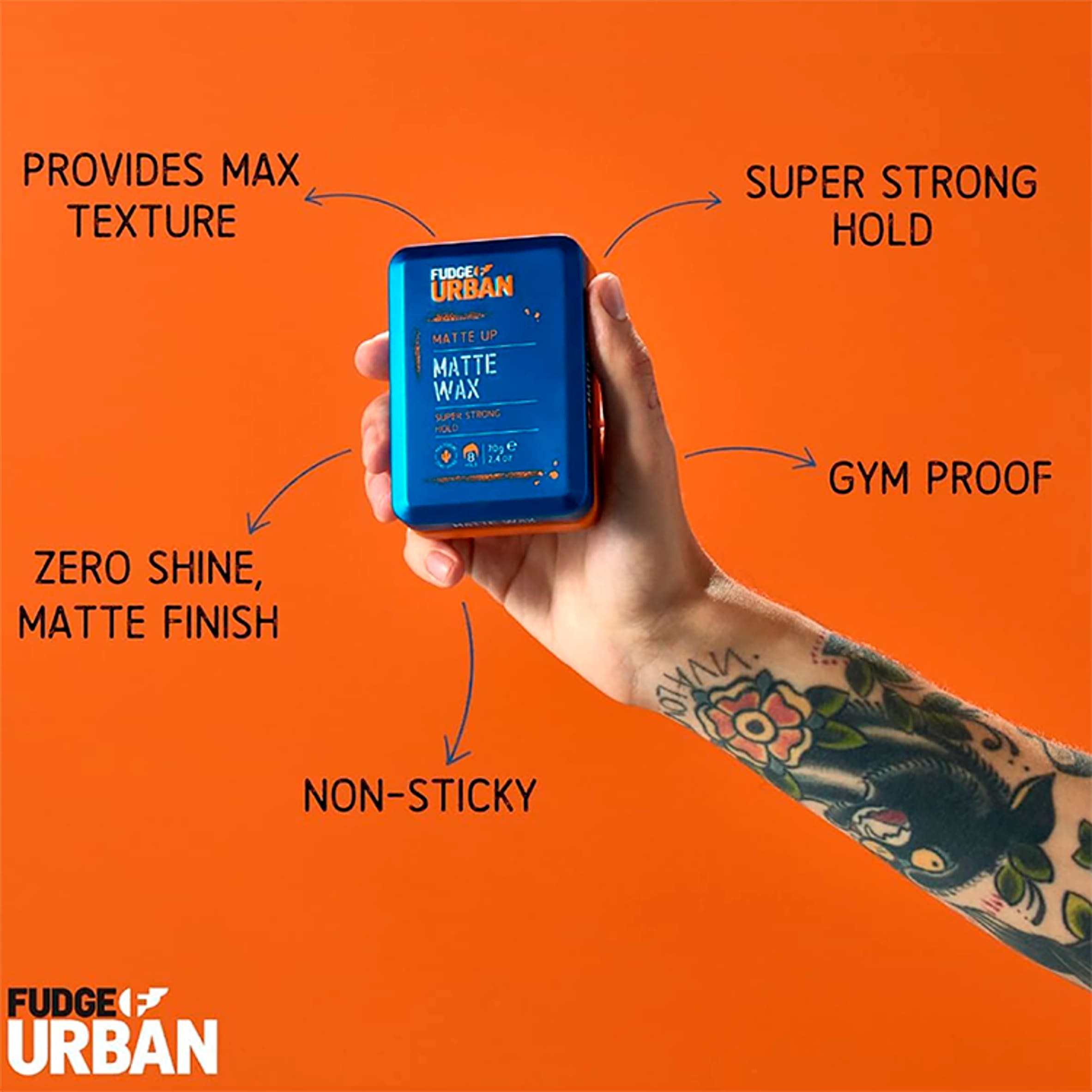 Fudge Urban Matte Wax 70Ml thumbnail 3