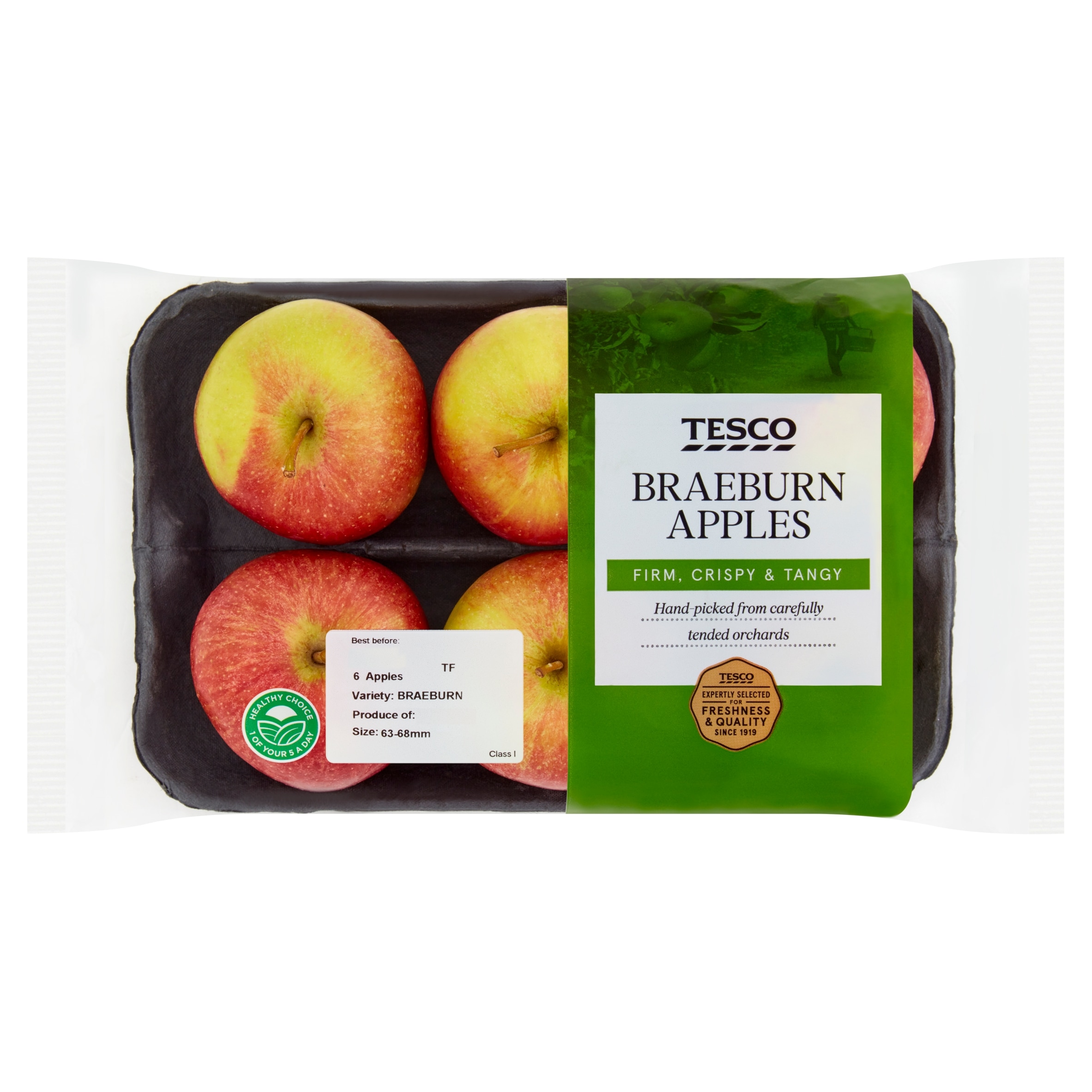 Tesco Braeburn Apple Minimum 5 Pack
