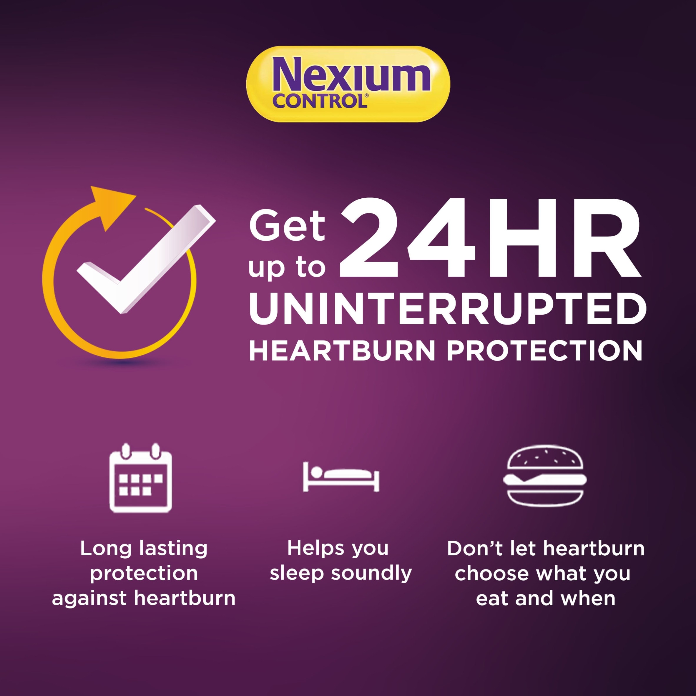 Nexium Control Heartburn & Indigestion Tablets 7s thumbnail 4