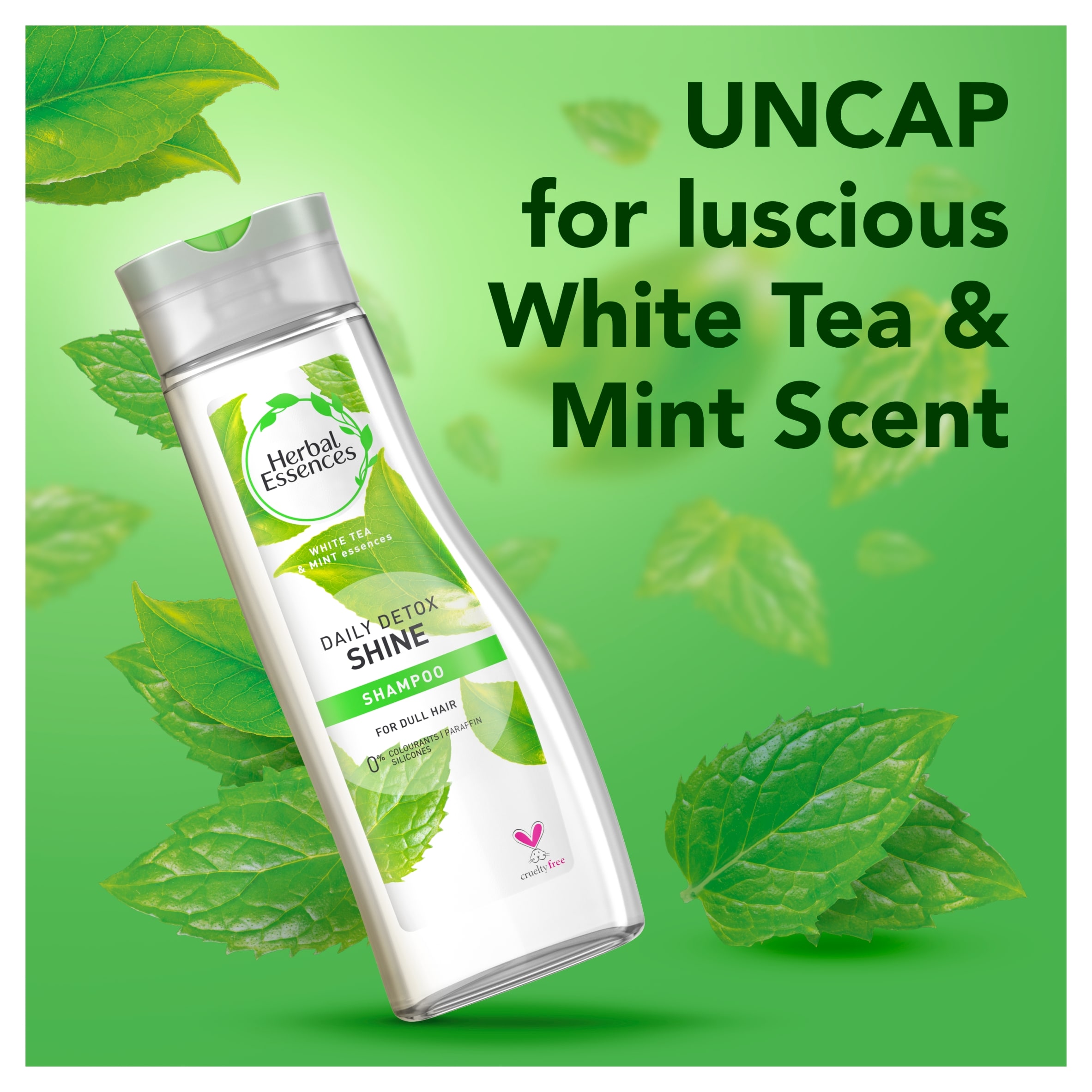 Herbal Essences White Tea & Mint Shampoo 400Ml thumbnail 2