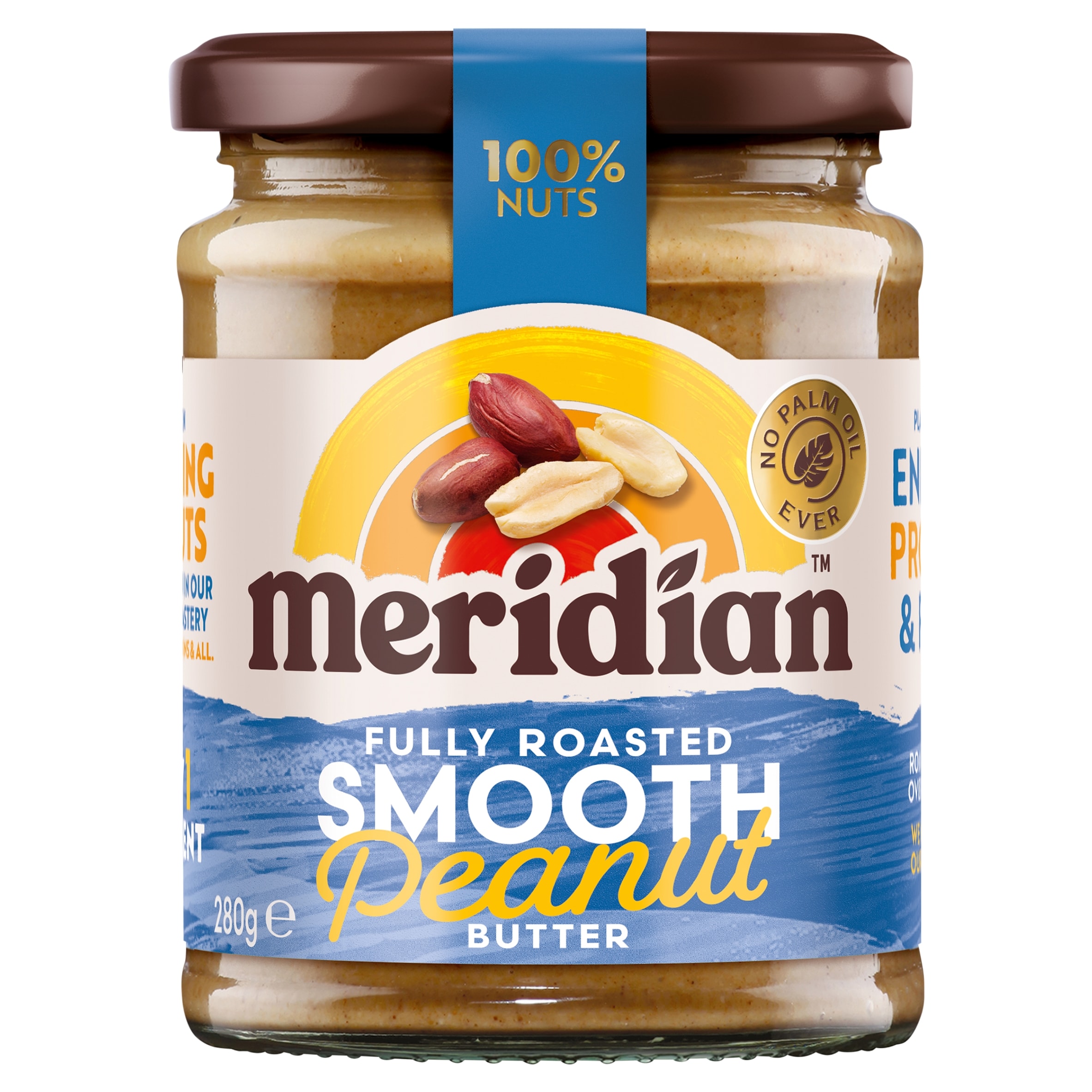 Meridian Natural Peanut Butter Smooth No Salt