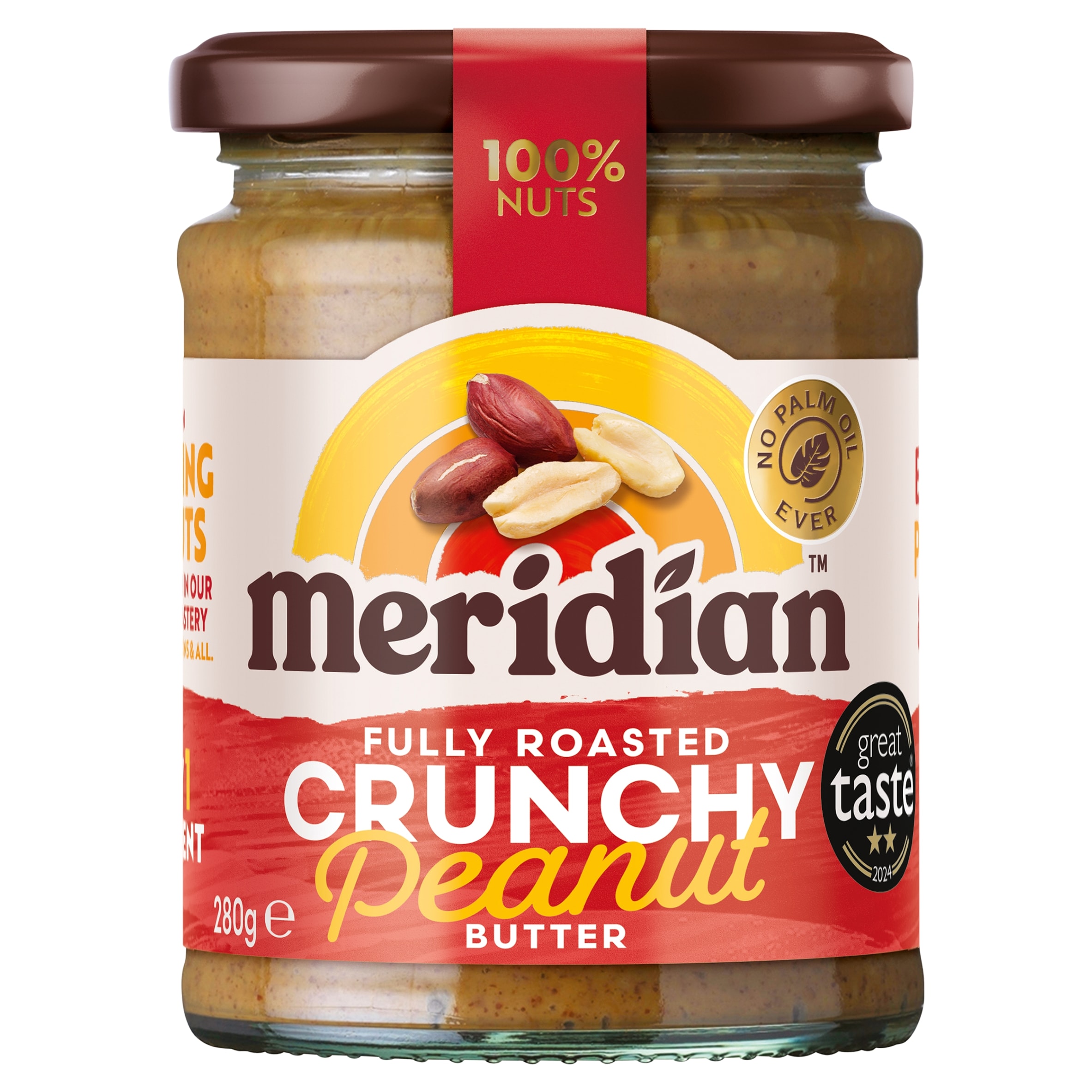 Meridian No Added Salt Crunchy Peanut Butter