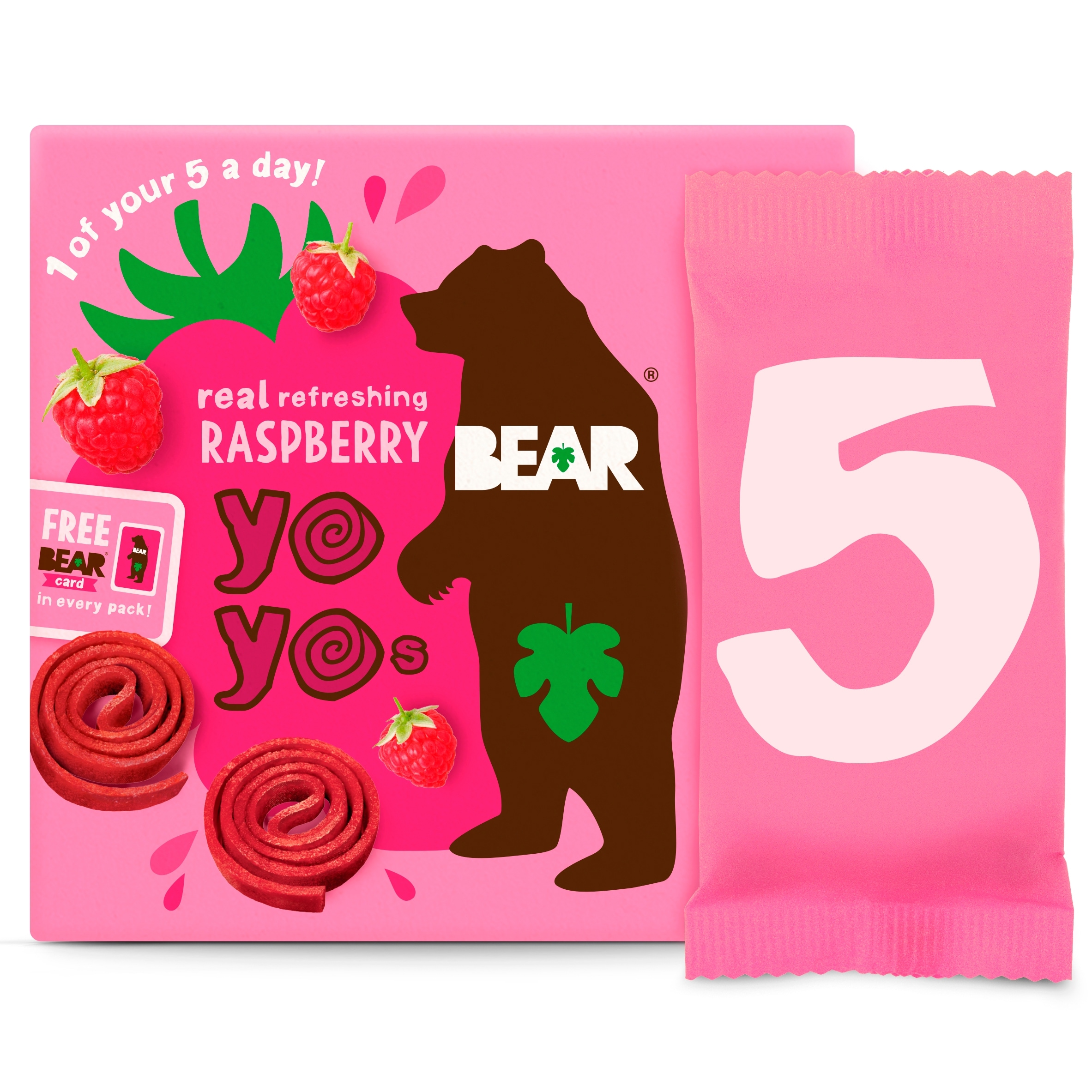 BEAR Fruit Yoyos Raspberry Multipack