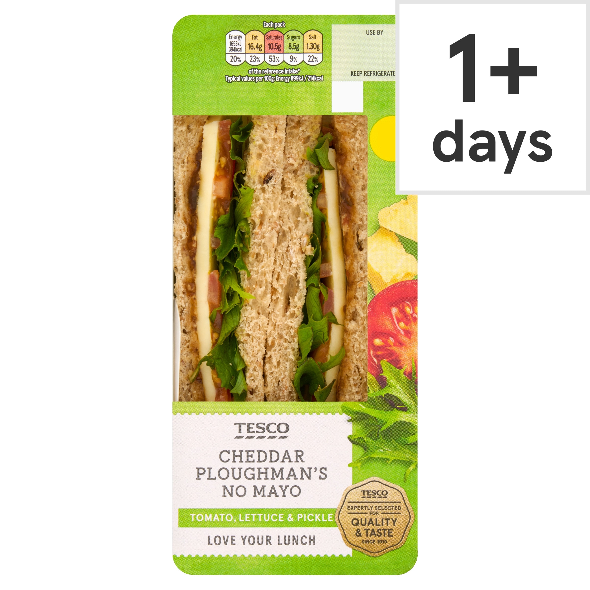 Tesco Ploughmans Sandwich