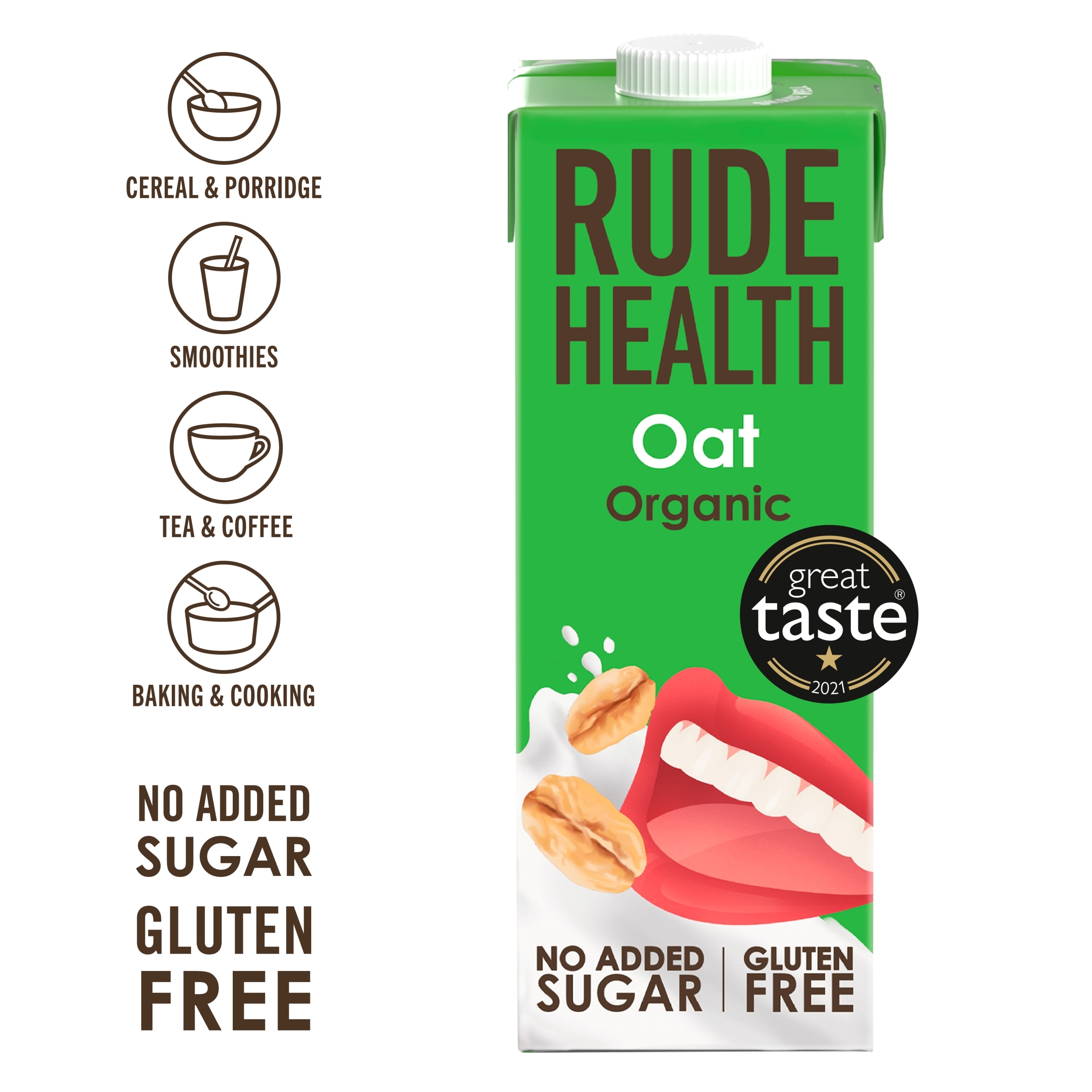 Rude Health Organic Oat Drink 1L thumbnail 2