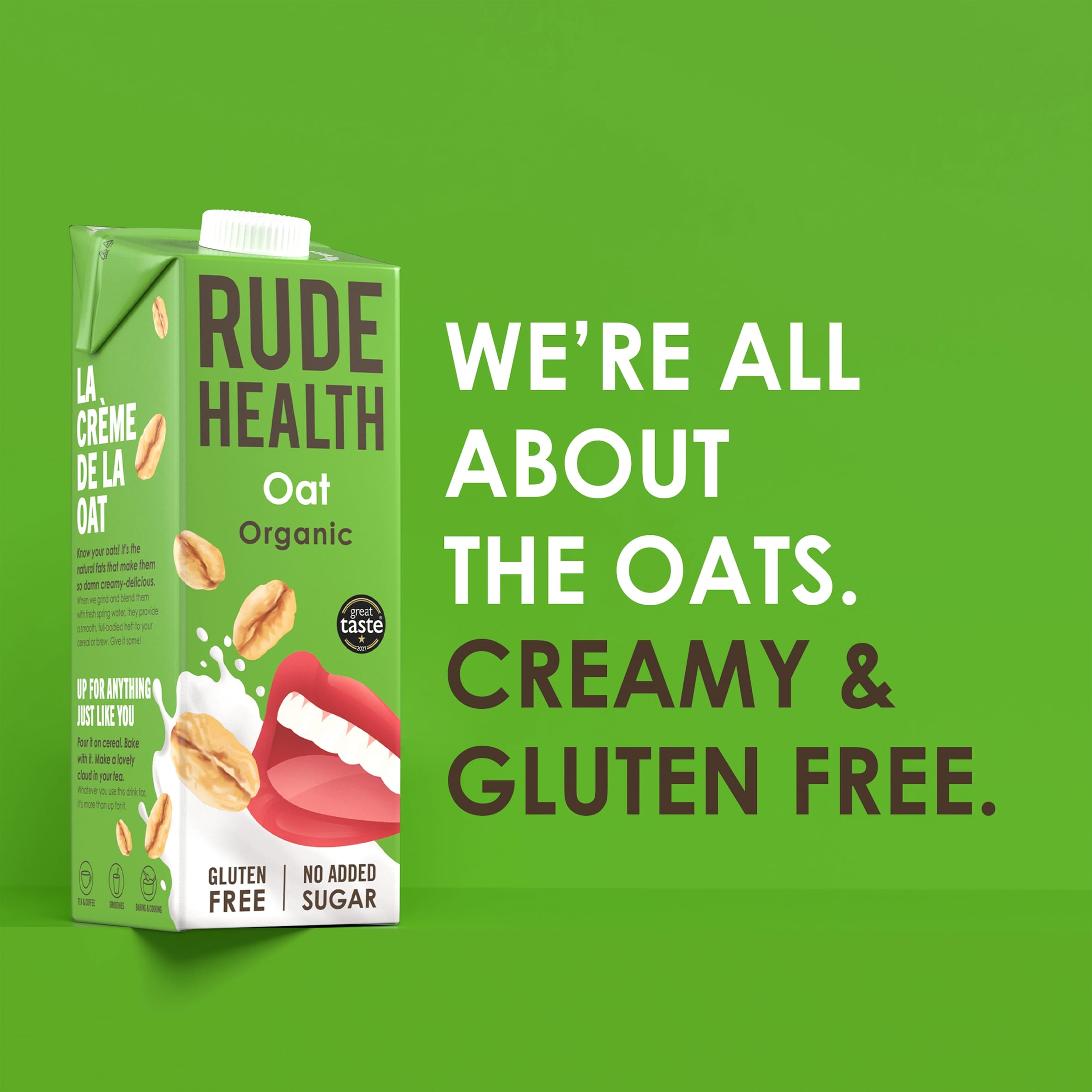 Rude Health Organic Oat Drink 1L thumbnail 3
