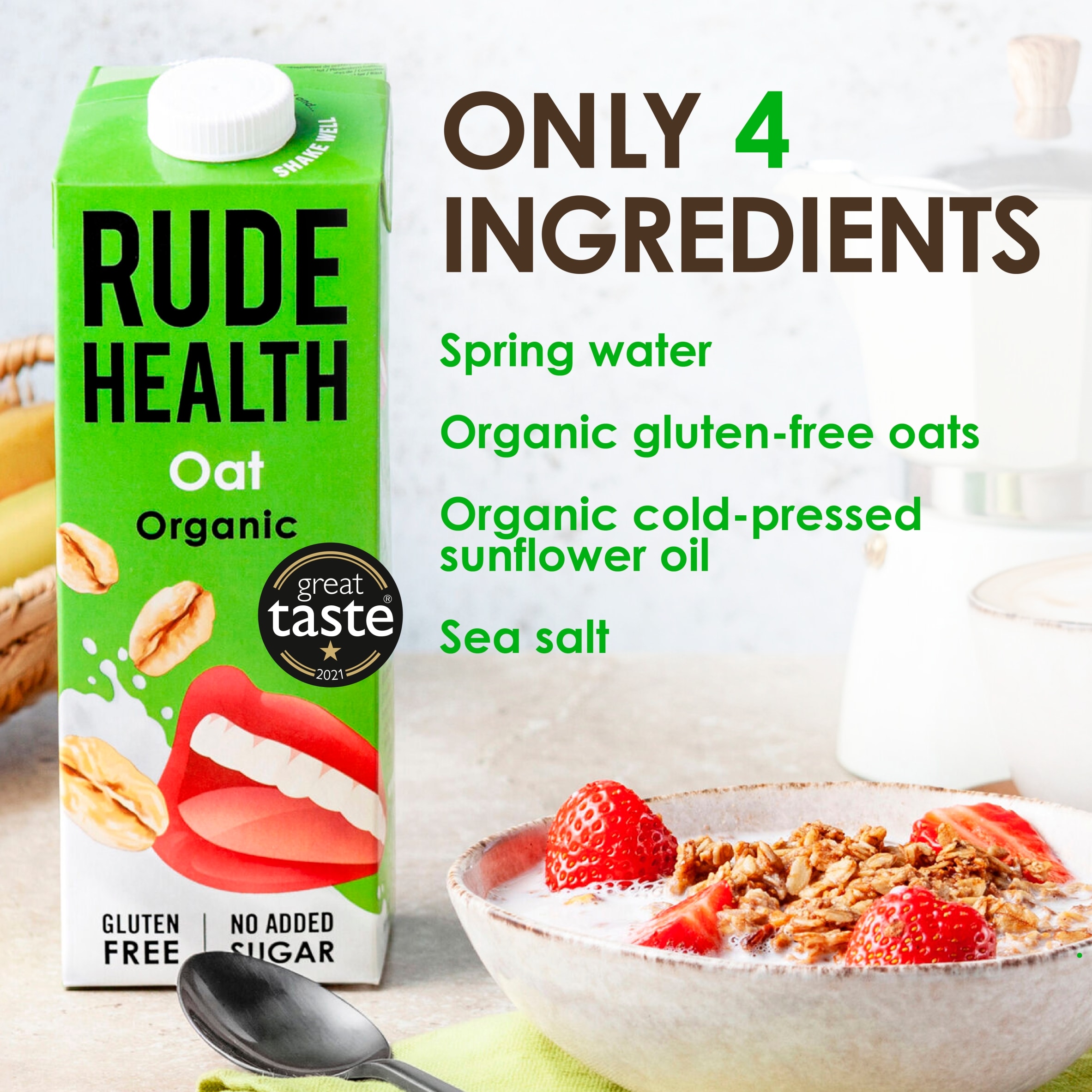 Rude Health Organic Oat Drink 1L thumbnail 4