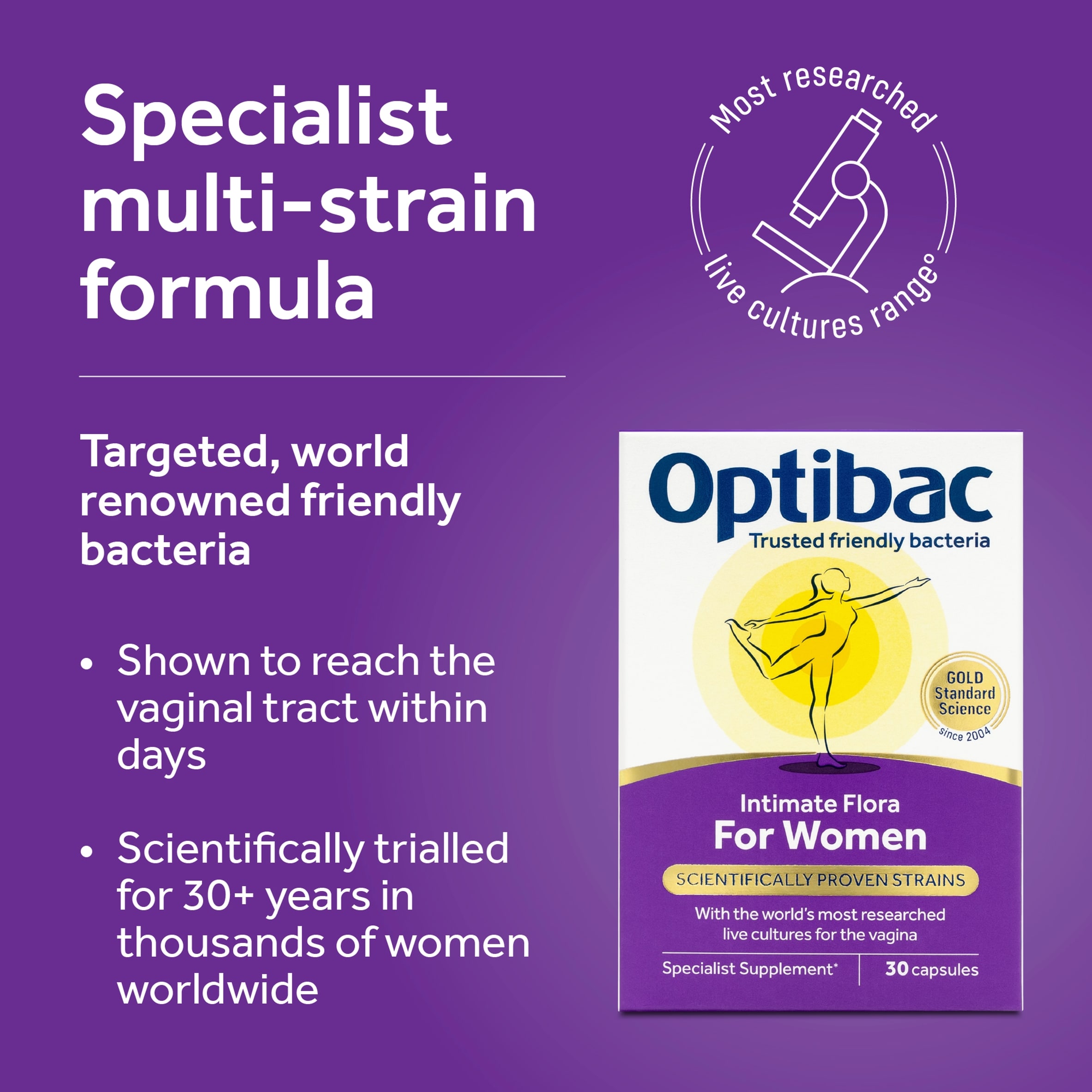 Optibac Probiotics for Women - 30 Capsules thumbnail 3