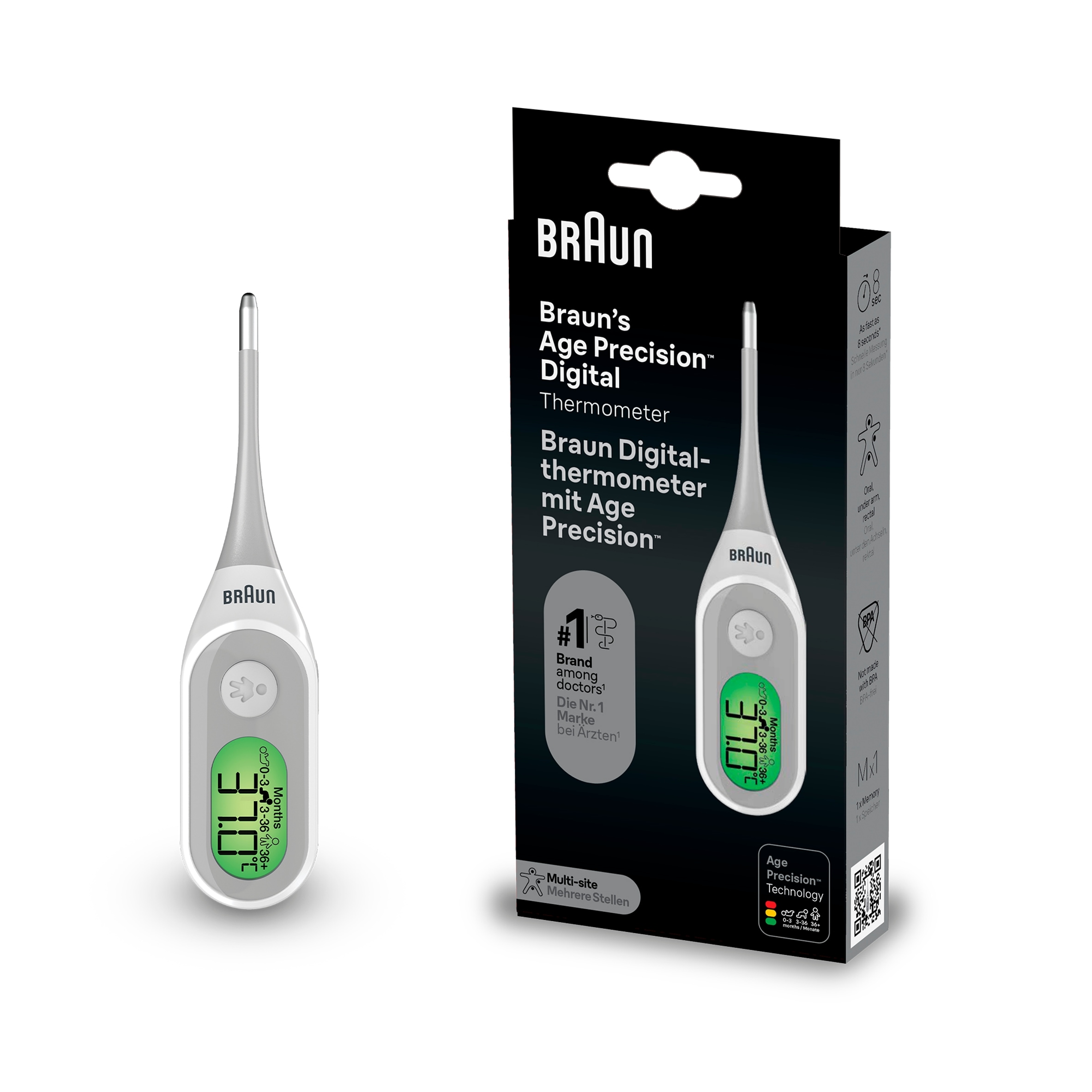 Braun Thermometer Digital Stick thumbnail 2