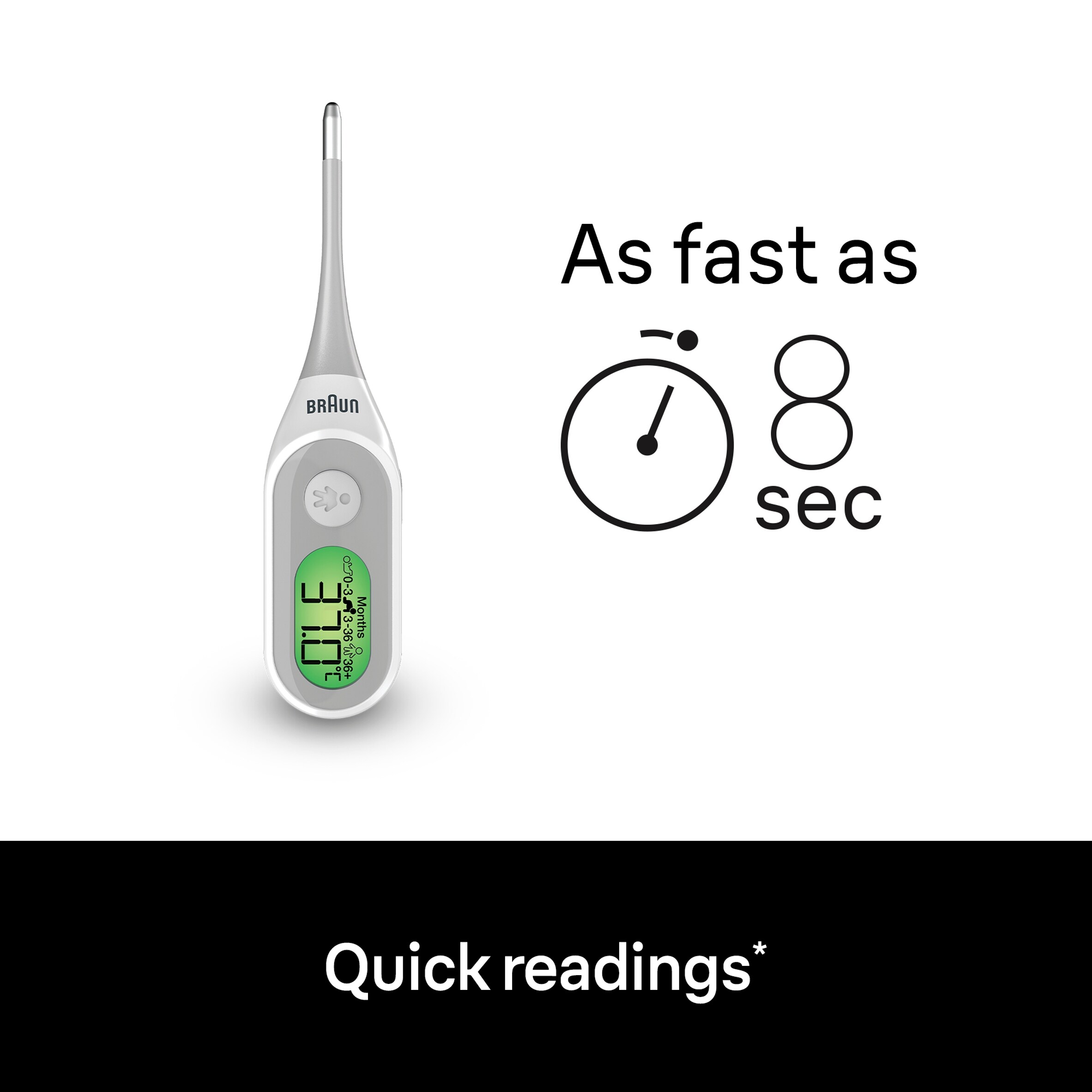 Braun Thermometer Digital Stick thumbnail 3