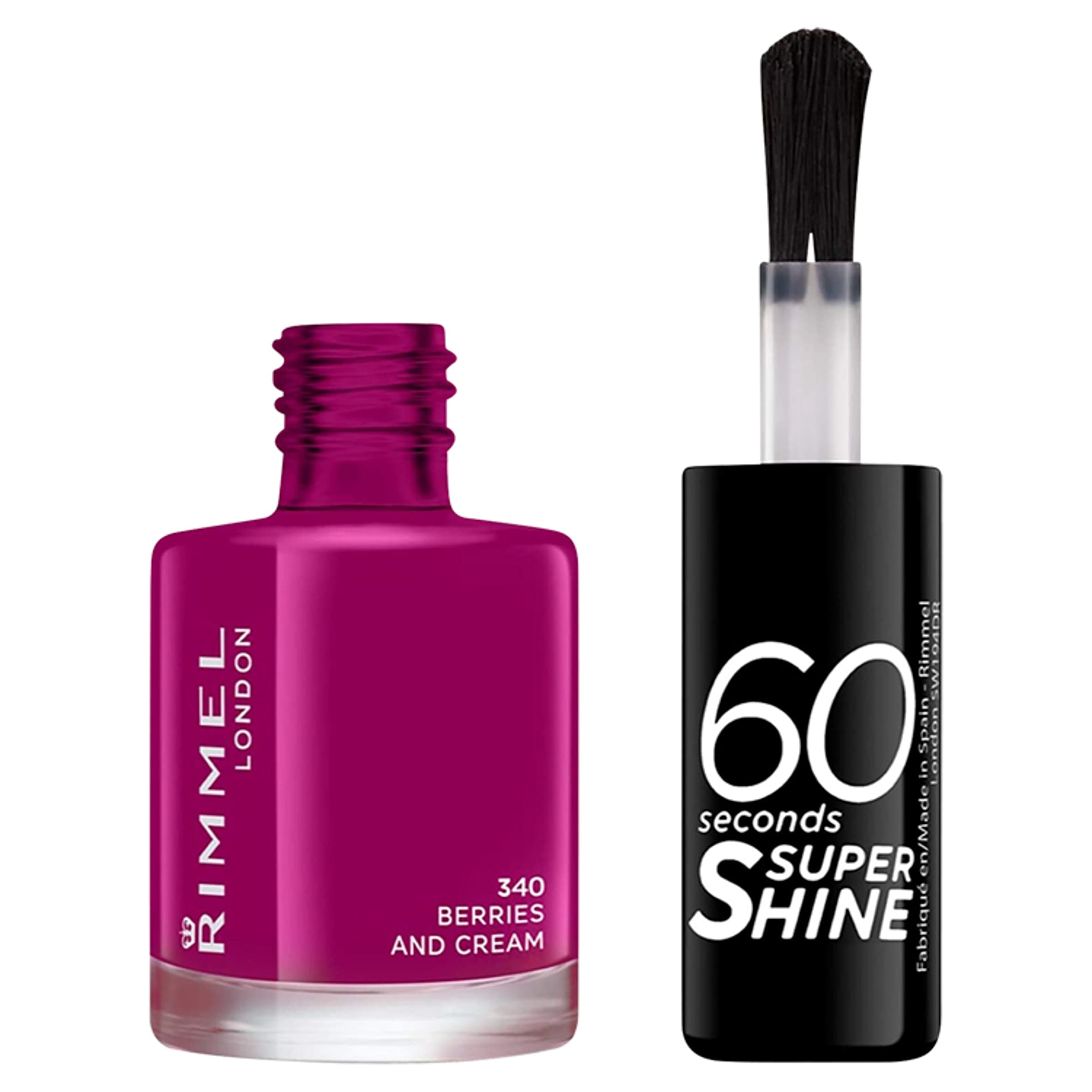 Rimmel Nailpolish 60 Seconds Cream & Berries 8Ml thumbnail 2
