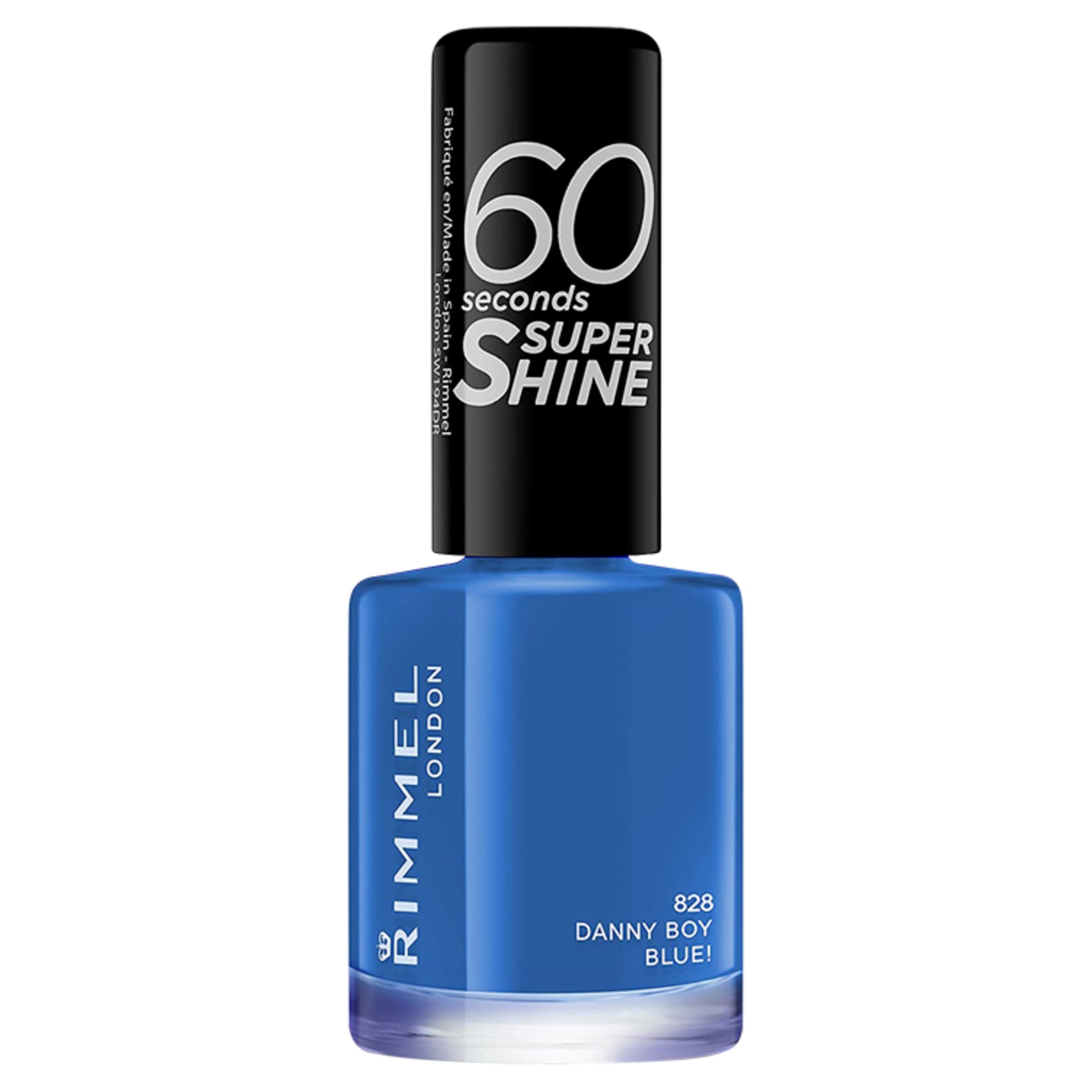 Rimmel London 60 Seconds Super Shine 828 Danny Boy, Blue! 8ml