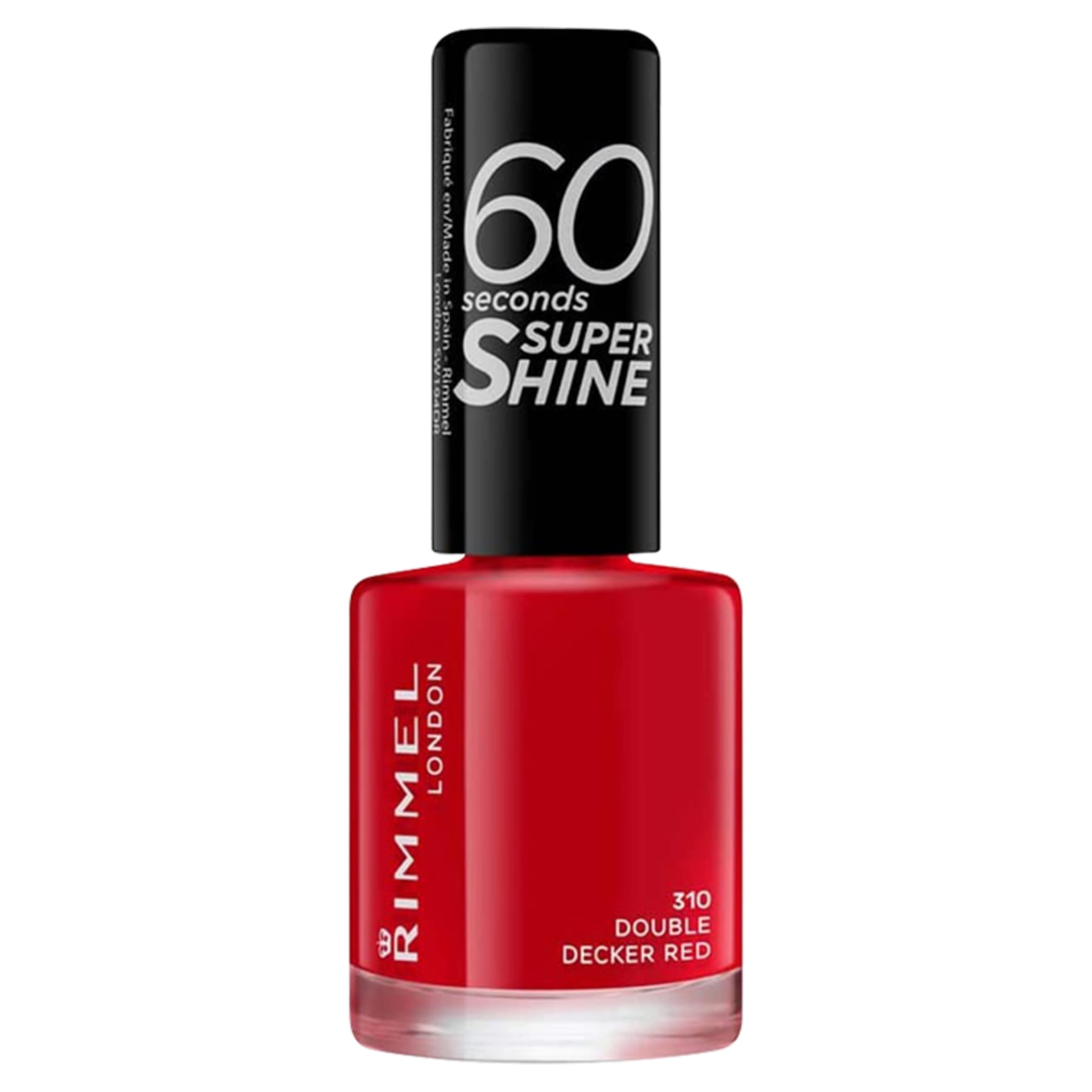 Rimmel London 60 Seconds Super Shine 310 Double Decker Red 8ml