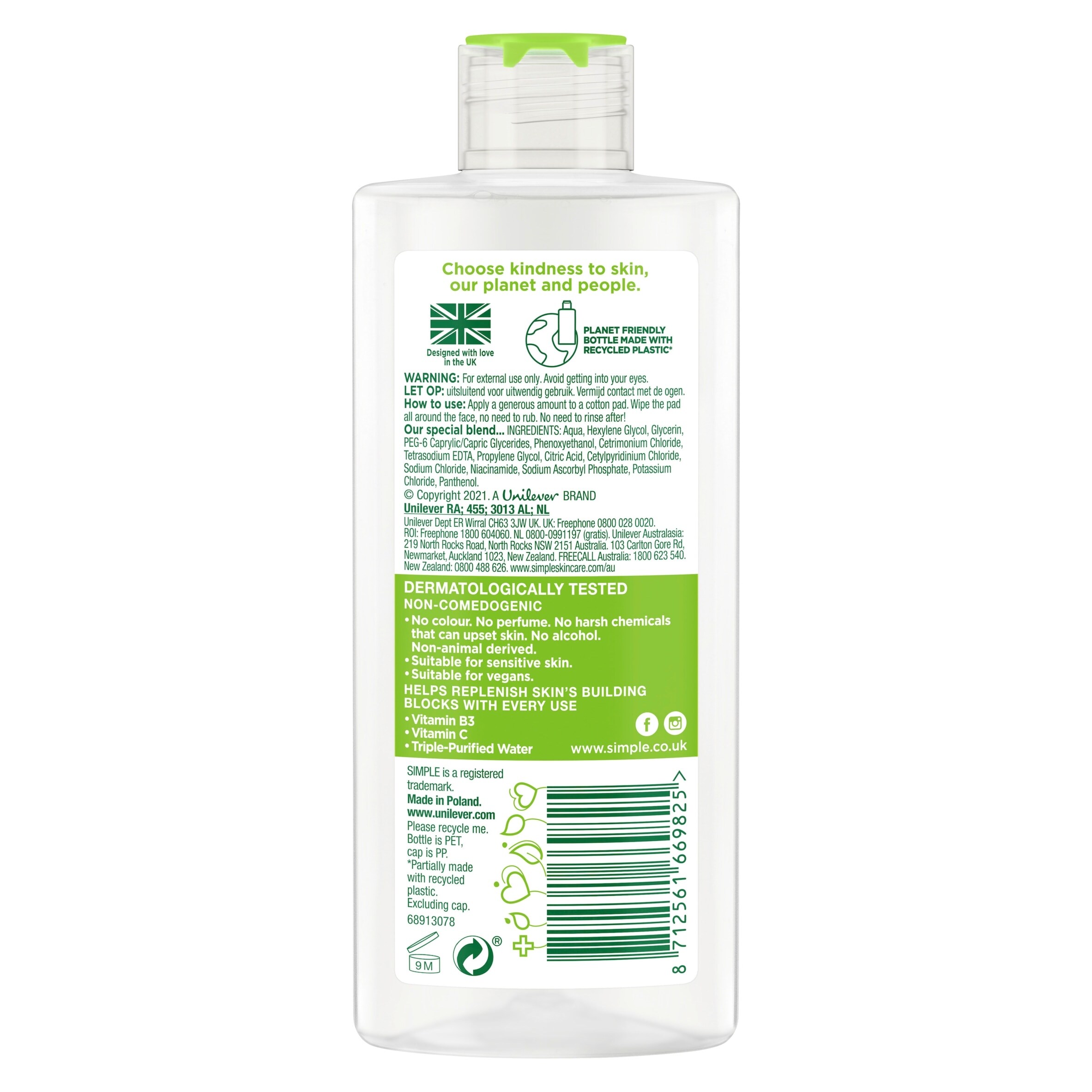 Simple Skin Micellar Water 200Ml thumbnail 2