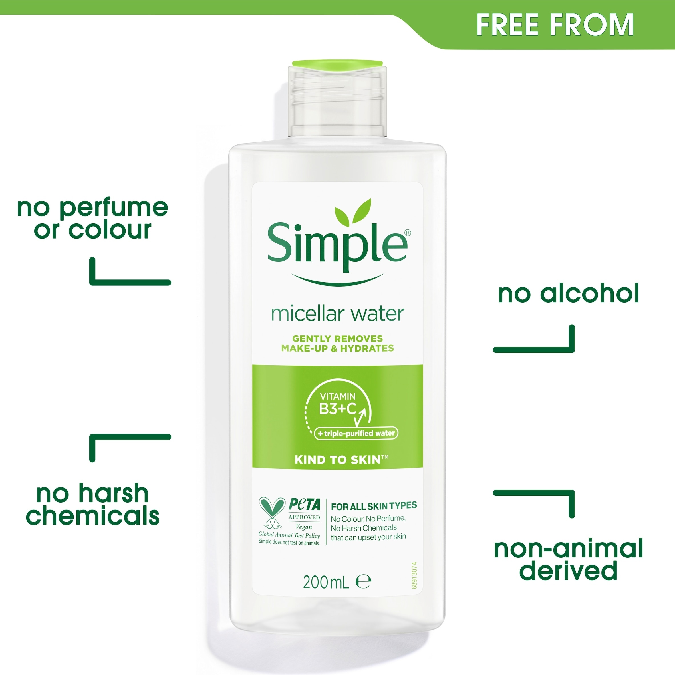Simple Skin Micellar Water 200Ml thumbnail 4