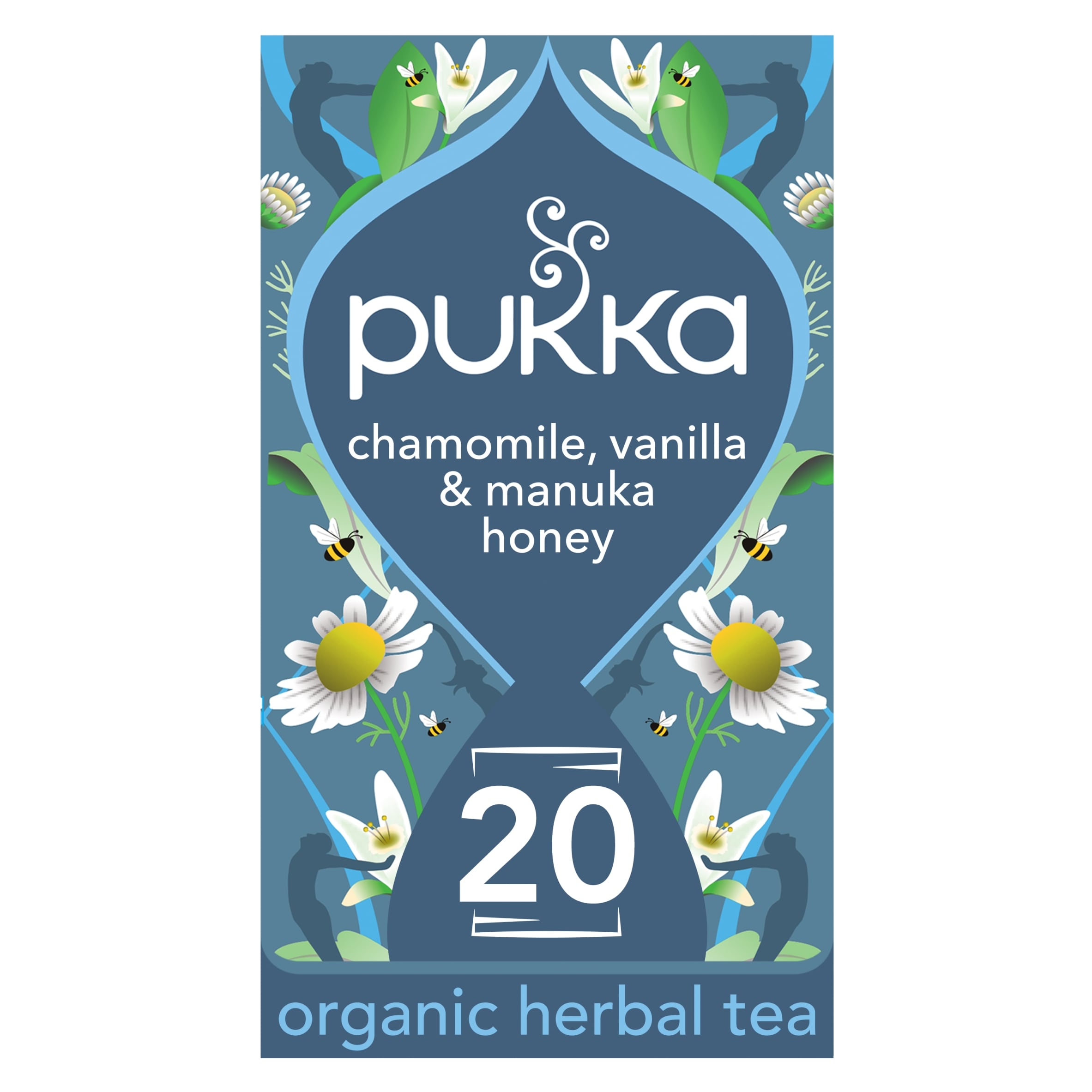 Pukka Organic Chamomile, Vanilla & Manuka Honey Tea x20 CompostableTea Bags